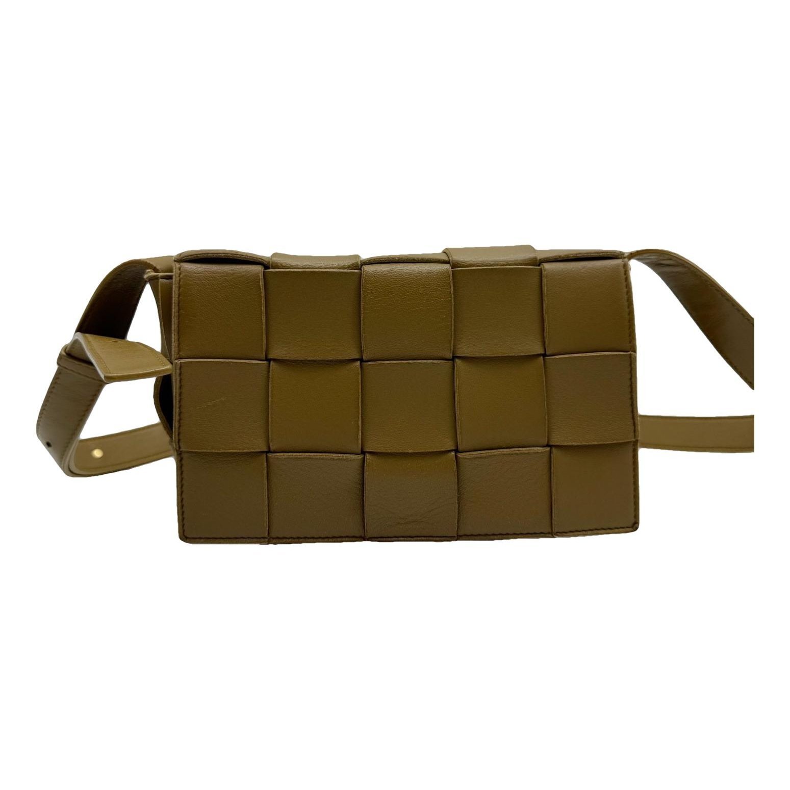 Cassette leather crossbody bag