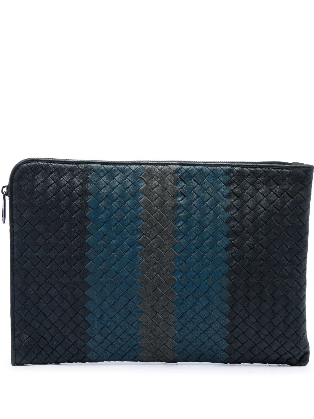 2012-2026 Tricolor Nappa Intrecciato clutch bag