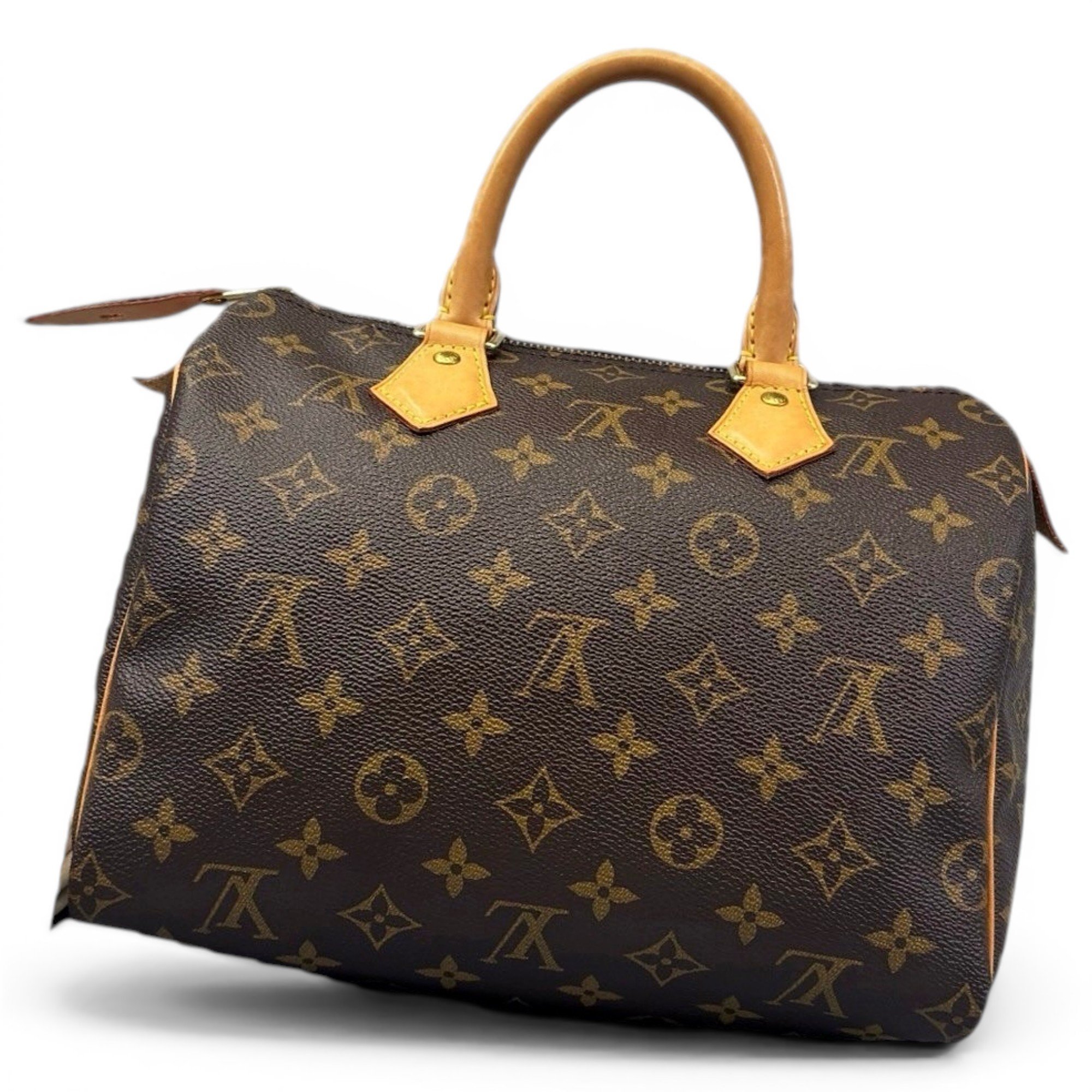 Speedy leather handbag