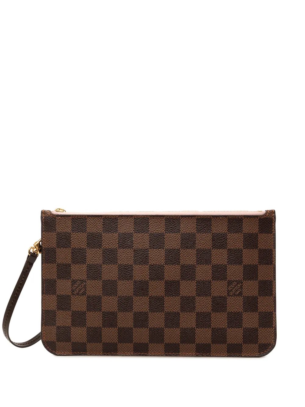 Louis Vuitton 2016 Damier Ebene Neverfull Pochette clutch bag