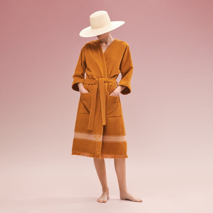 Tan Yachting Beach Robe, Long Version