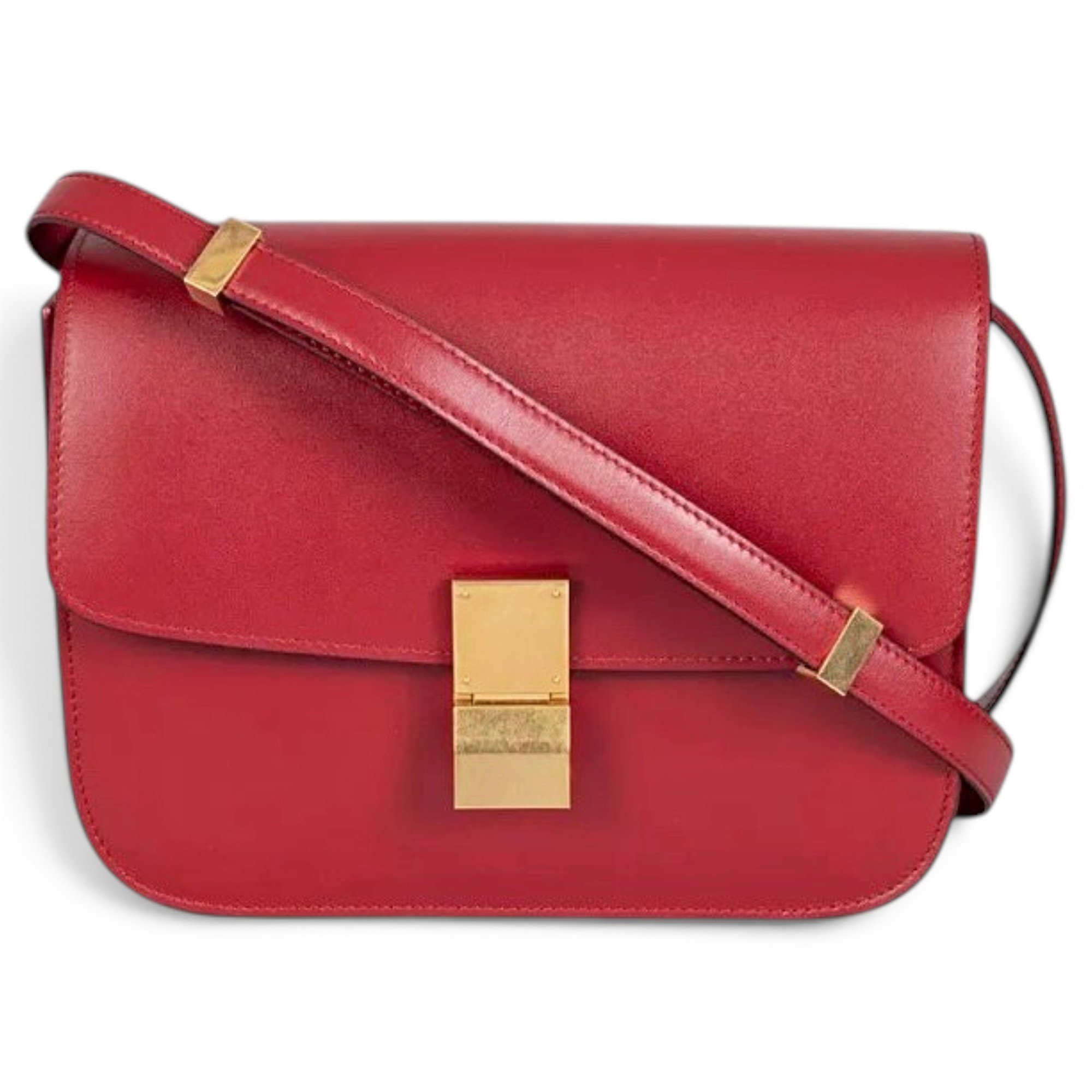 Classic leather crossbody bag