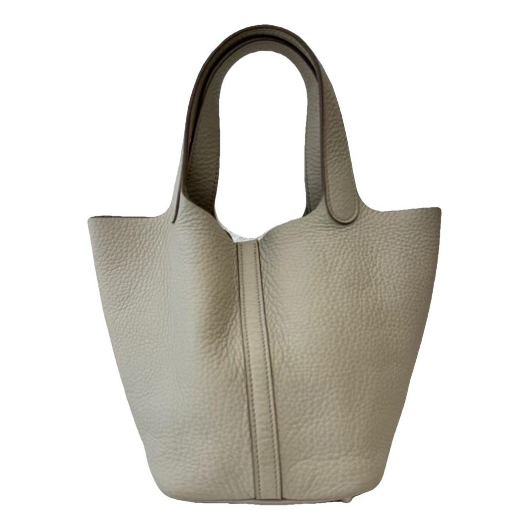 Picotin leather handbag