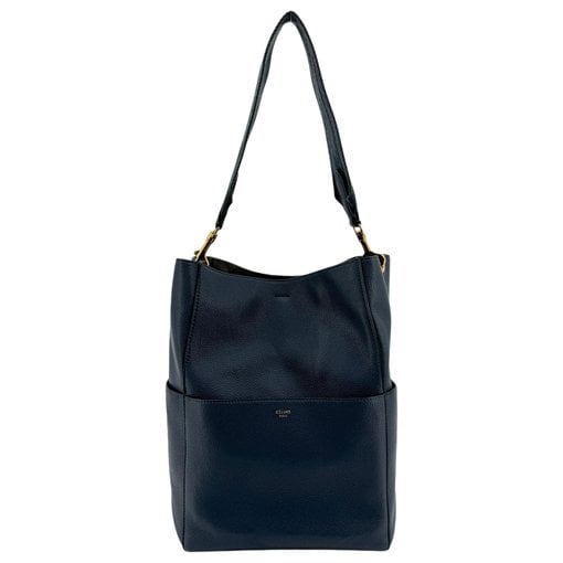 Seau Sangle leather handbag
