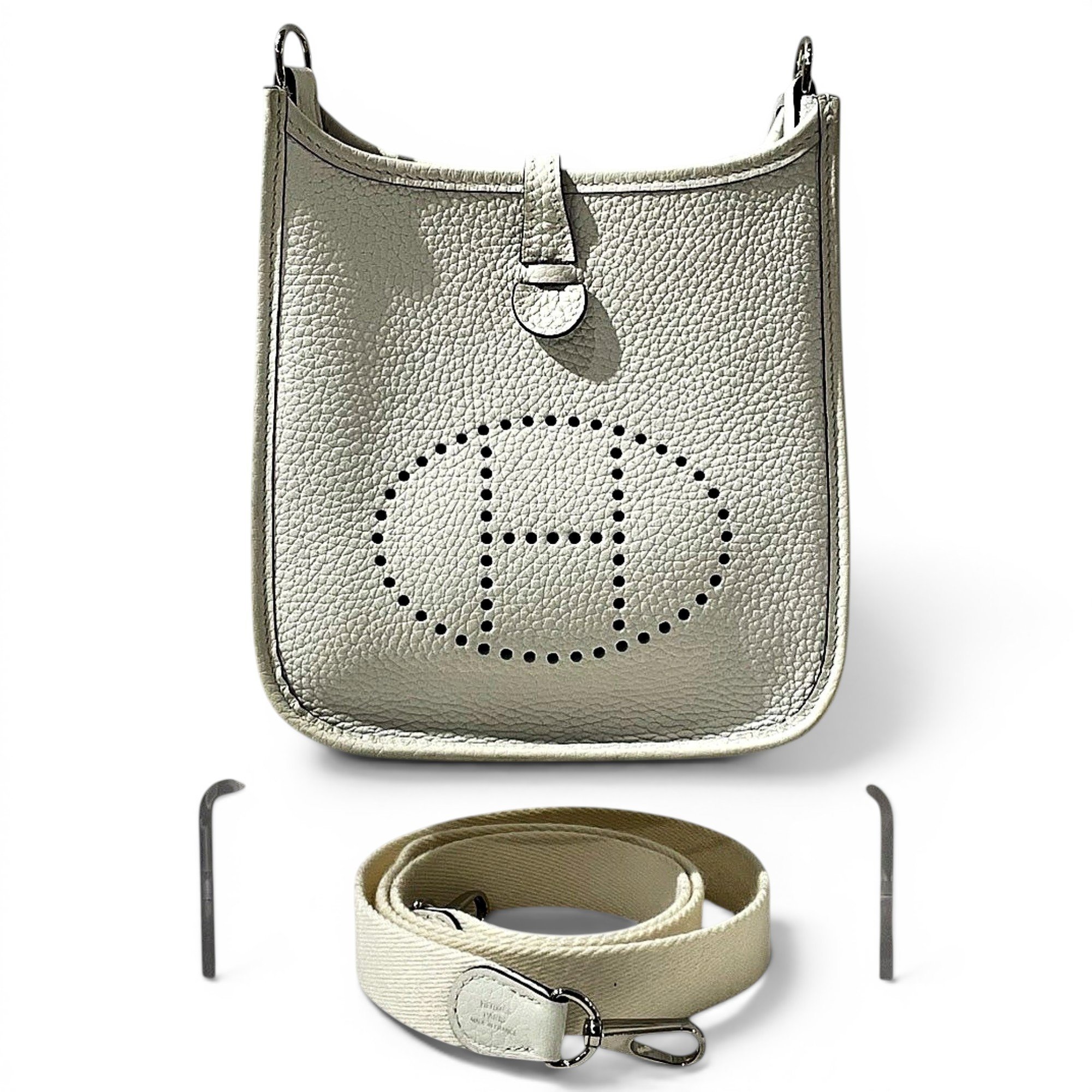 Mini Evelyne leather handbag