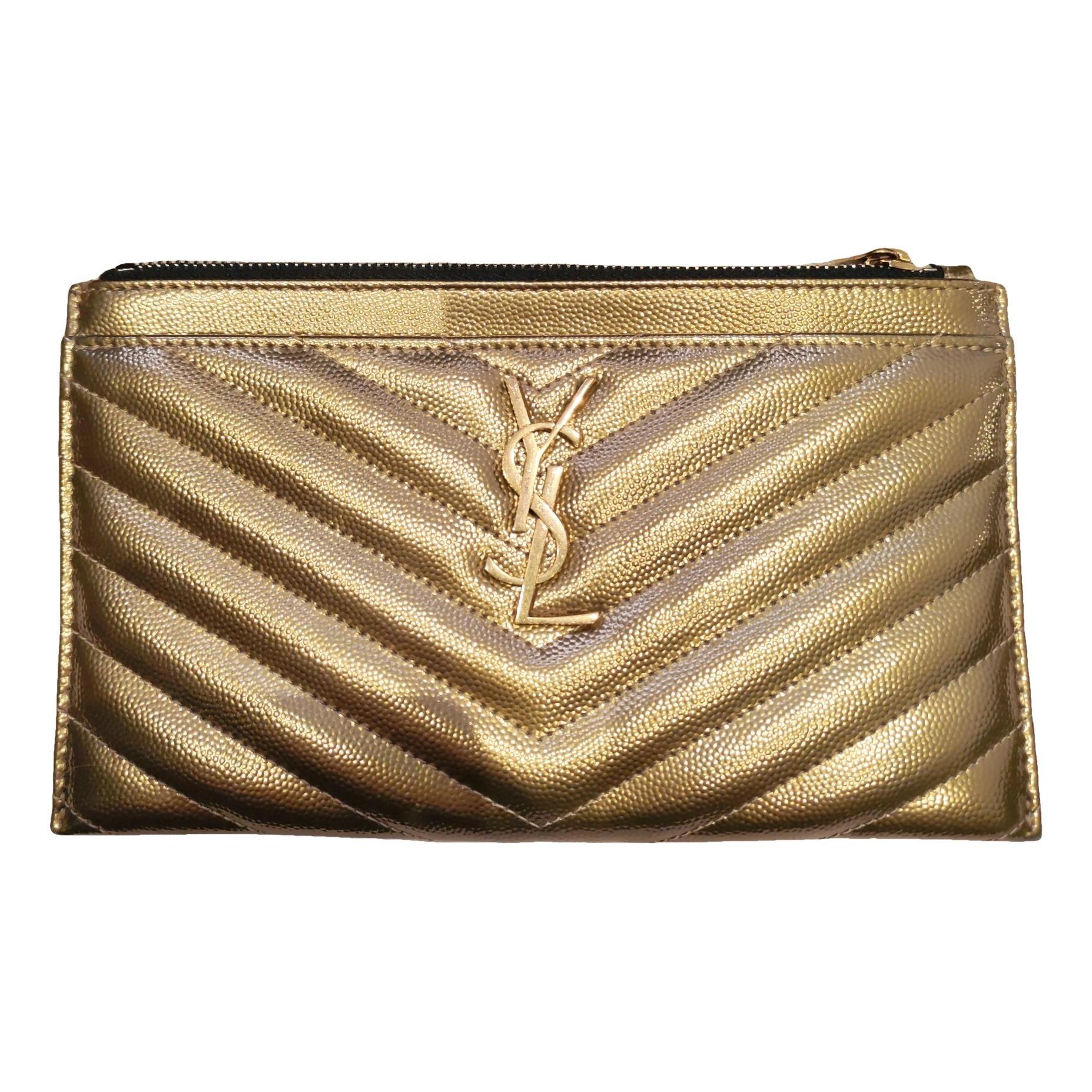 Saint Laurent Patent leather clutch bag