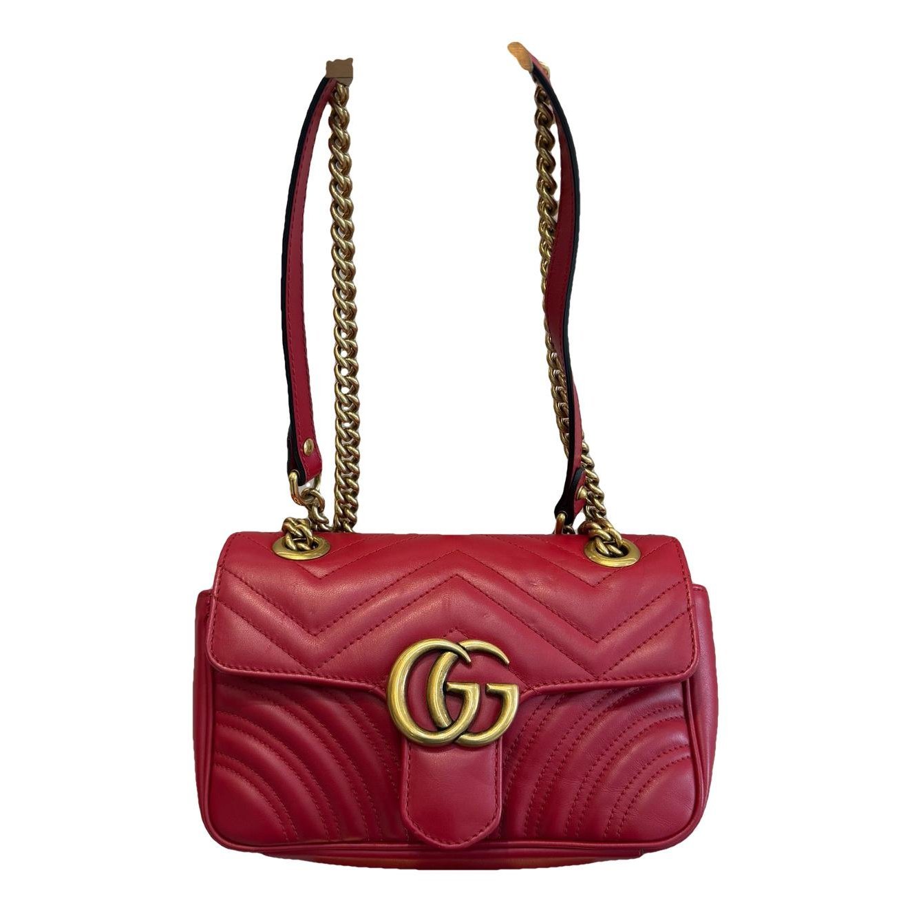 GG Marmont Flap leather crossbody bag