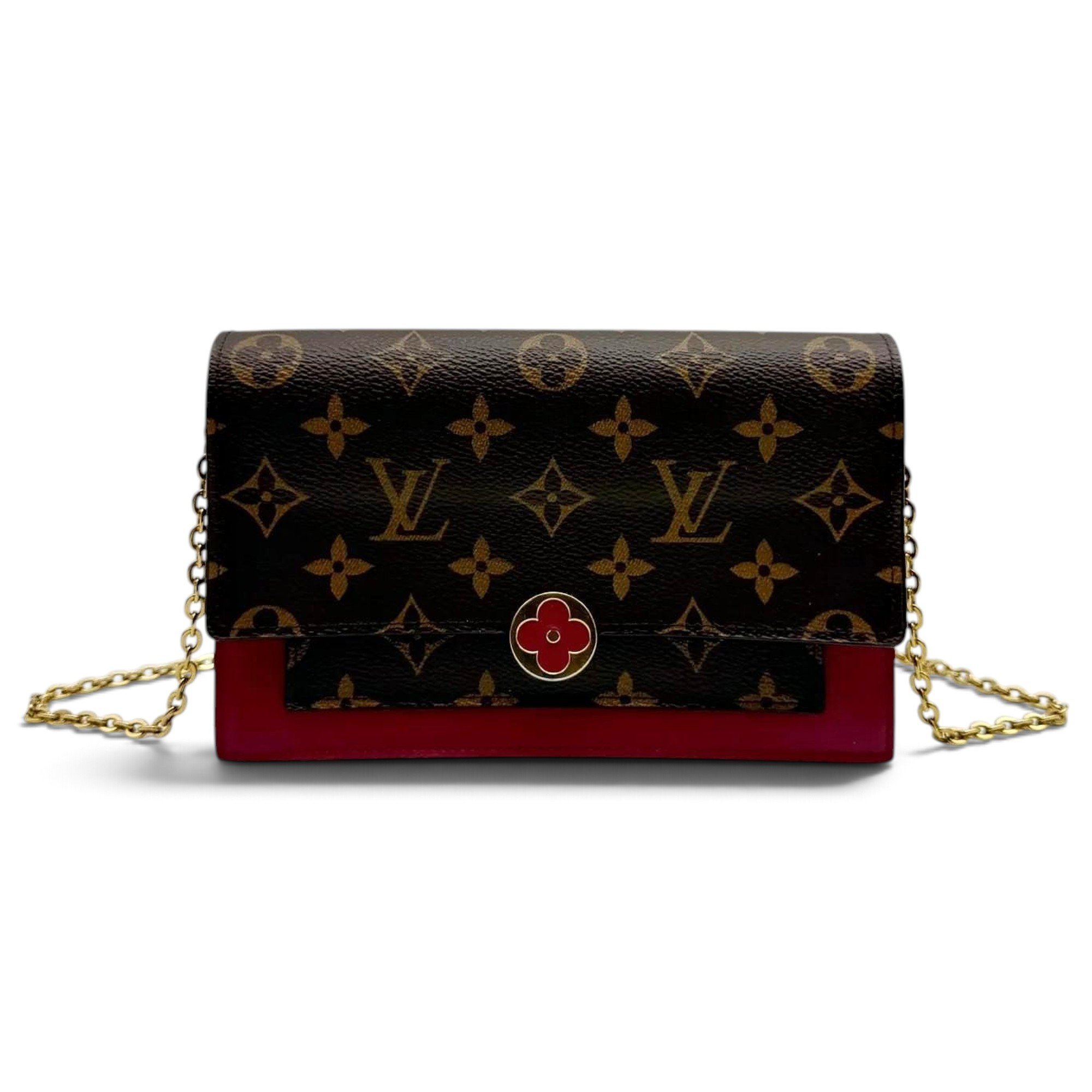 Flore chain cloth crossbody bag