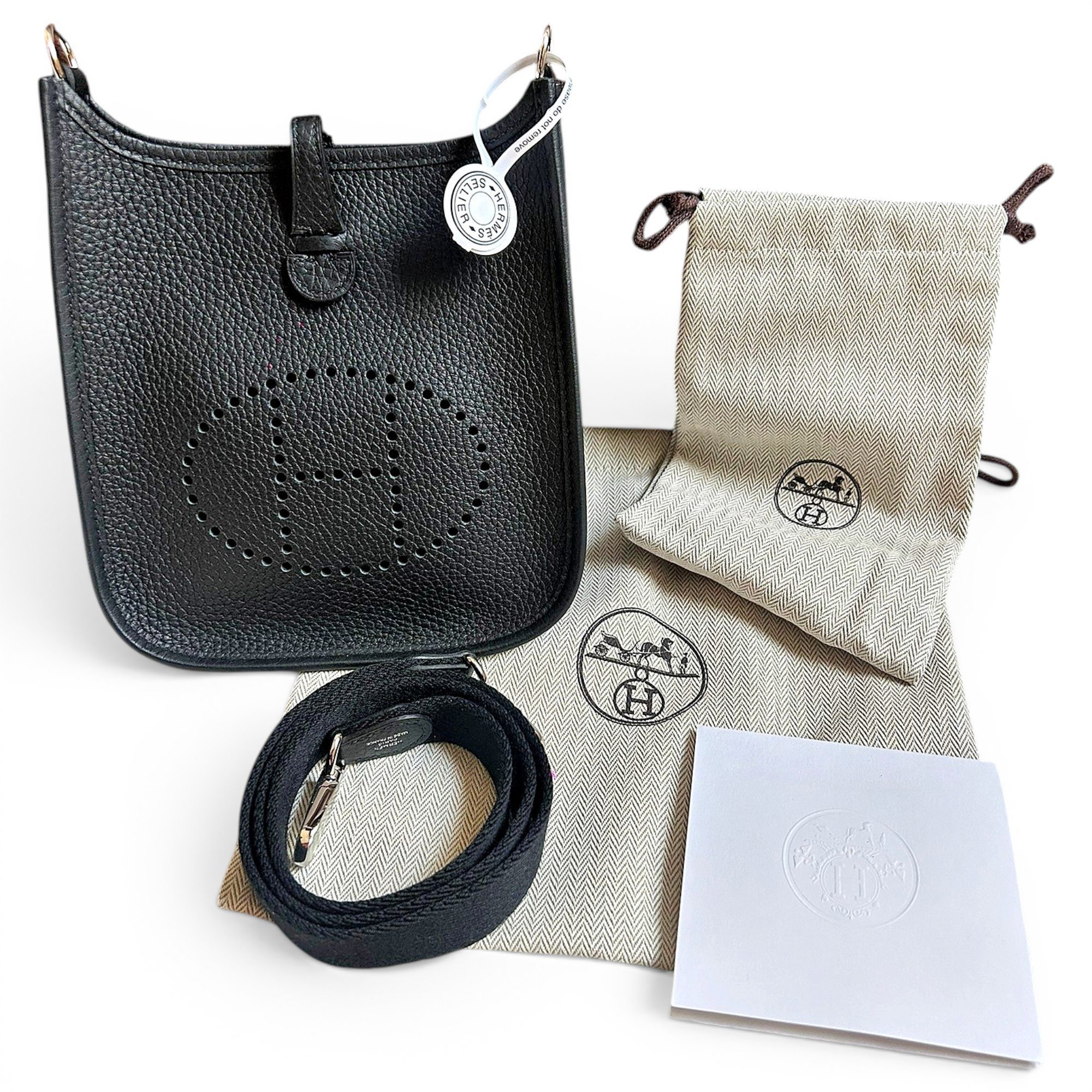 Mini Evelyne leather handbag