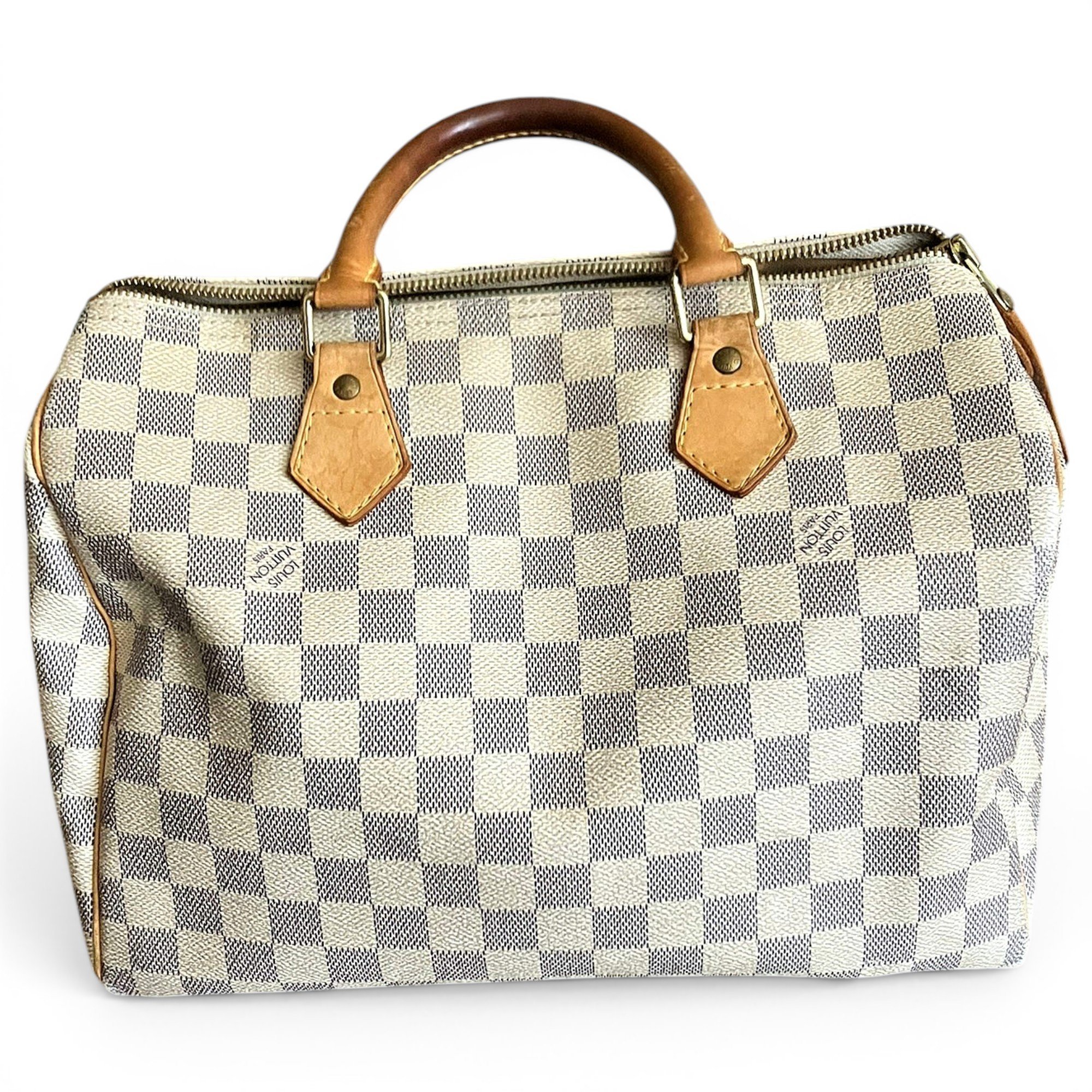 Speedy leather handbag