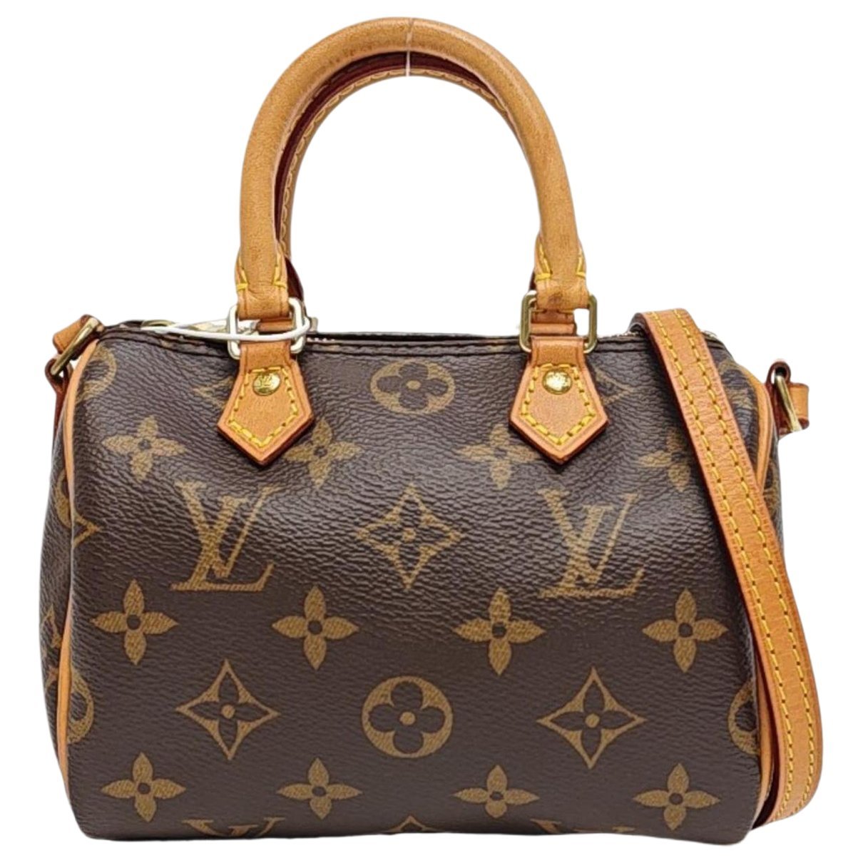 Nano Speedy / Mini HL leather handbag