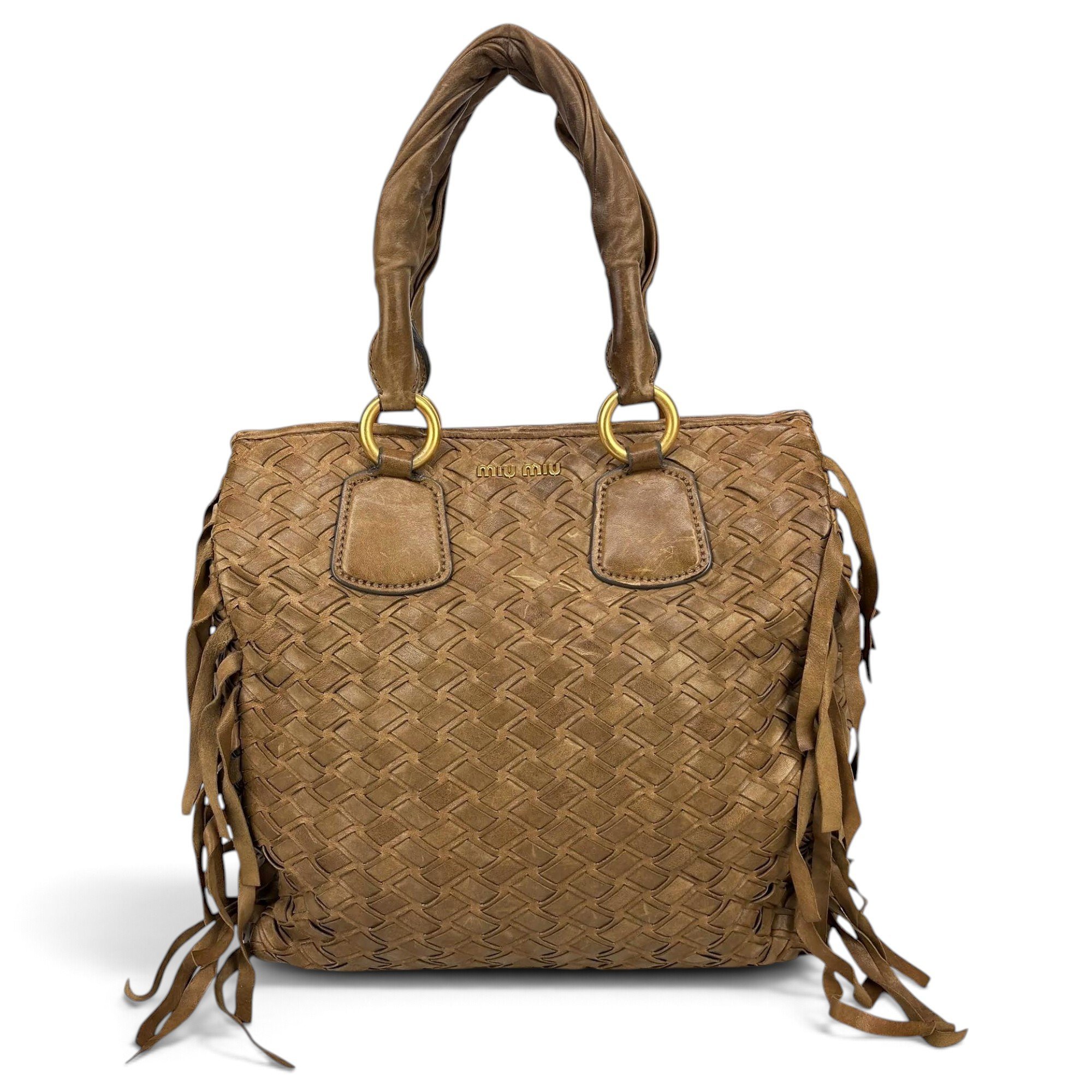 Vitello leather tote