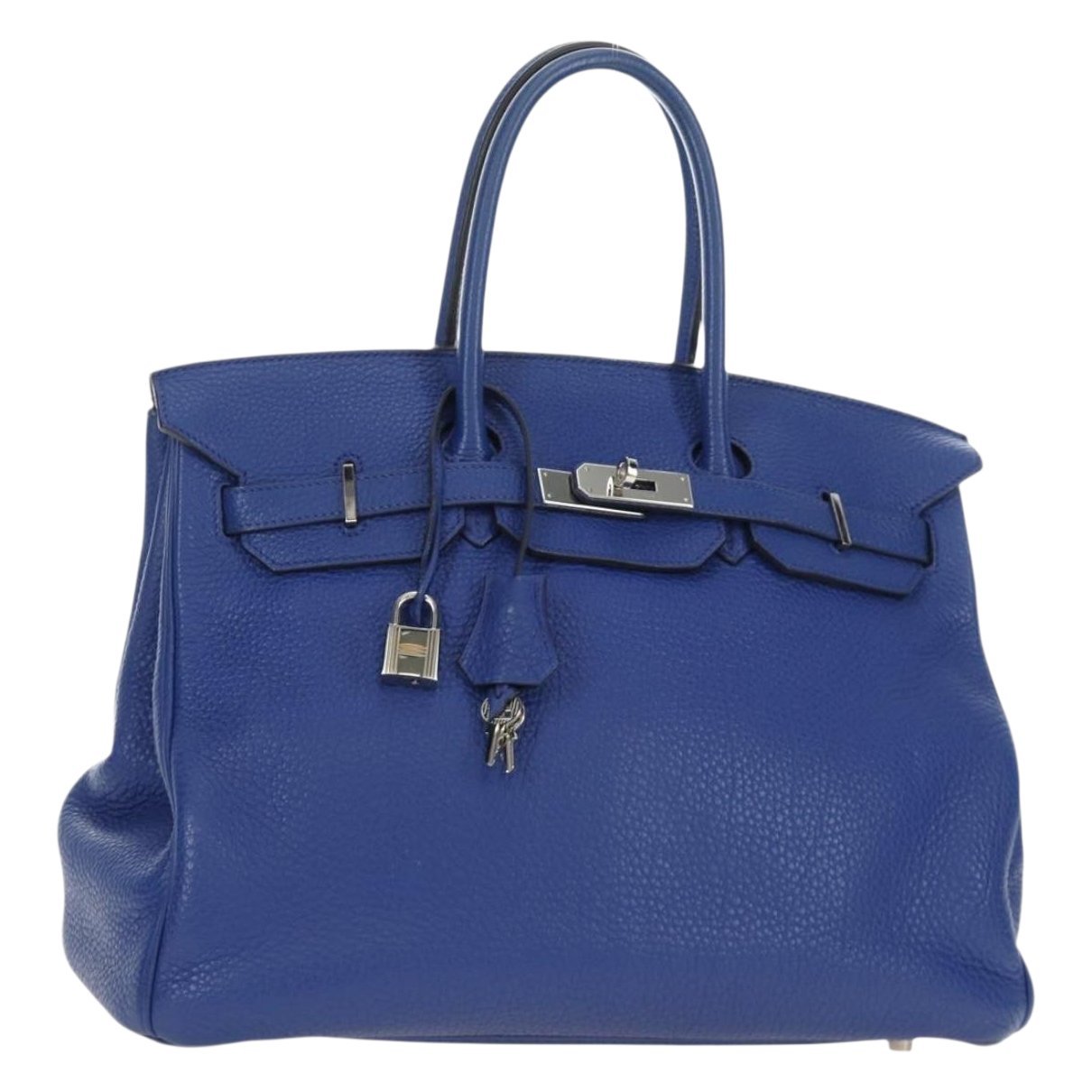Hermes Birkin 35 Handbag Clemence Leather