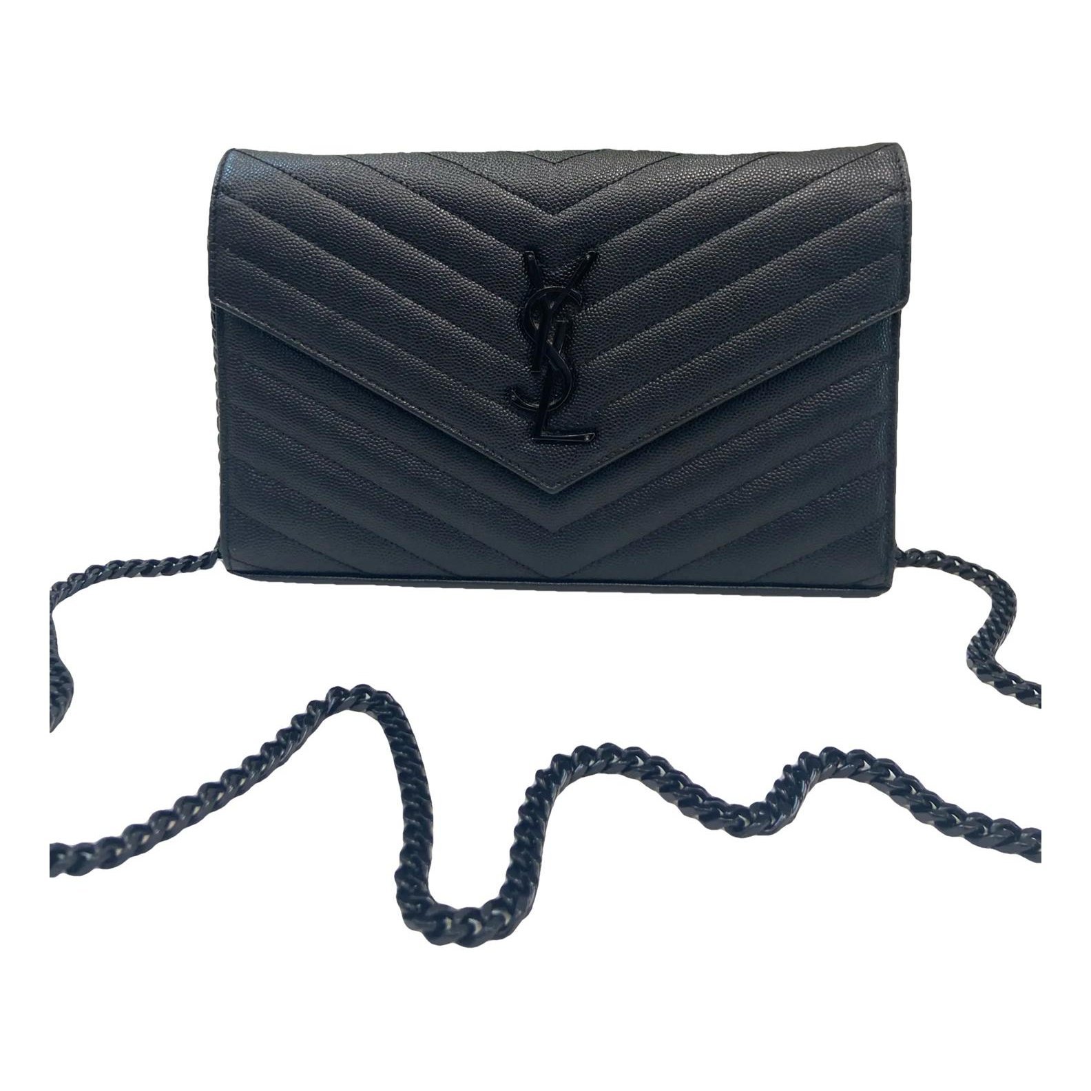 Portefeuille enveloppe leather handbag
