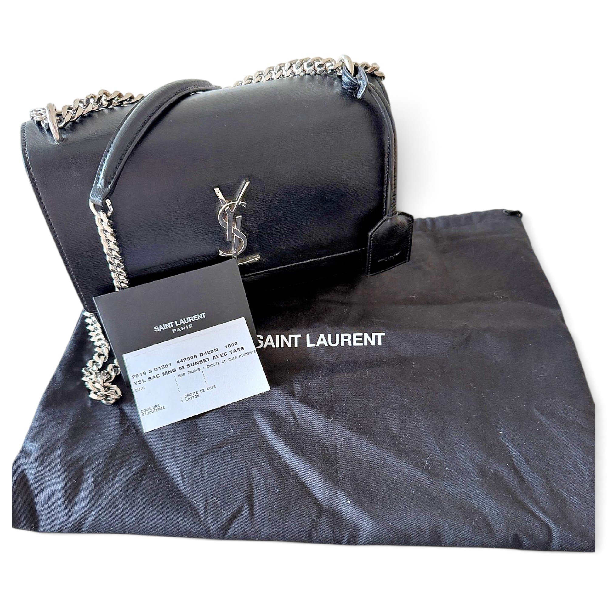 Sunset leather handbag