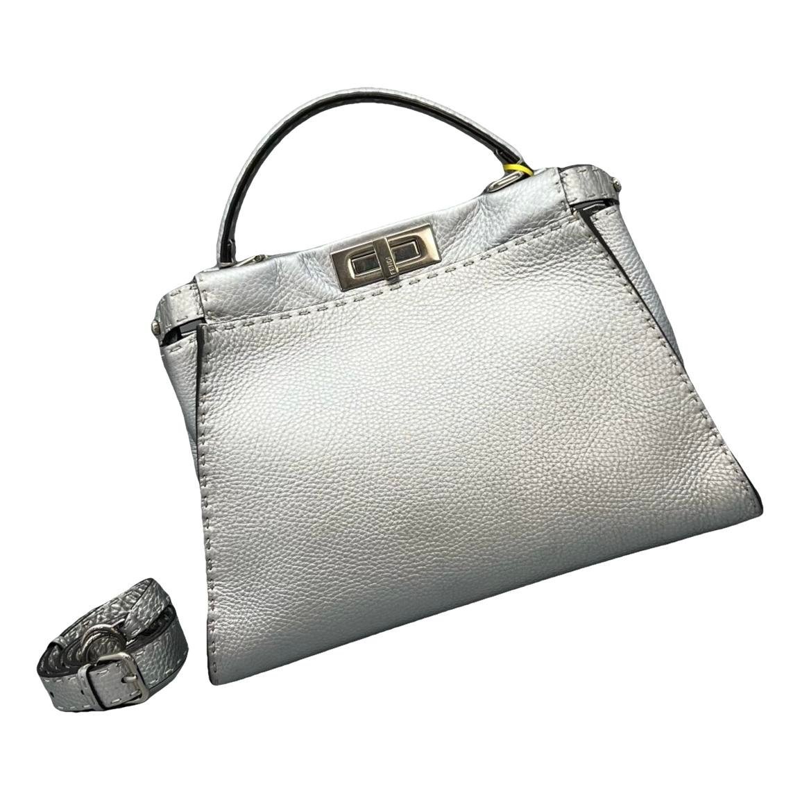 Peekaboo leather handbag
