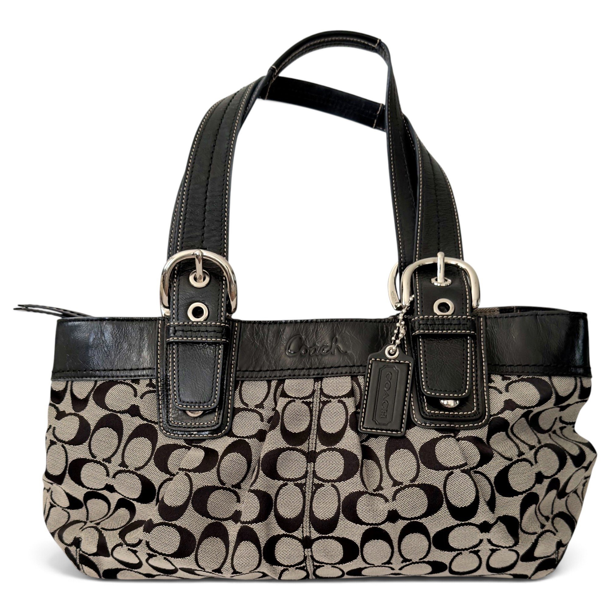 Signature Sufflette cloth handbag