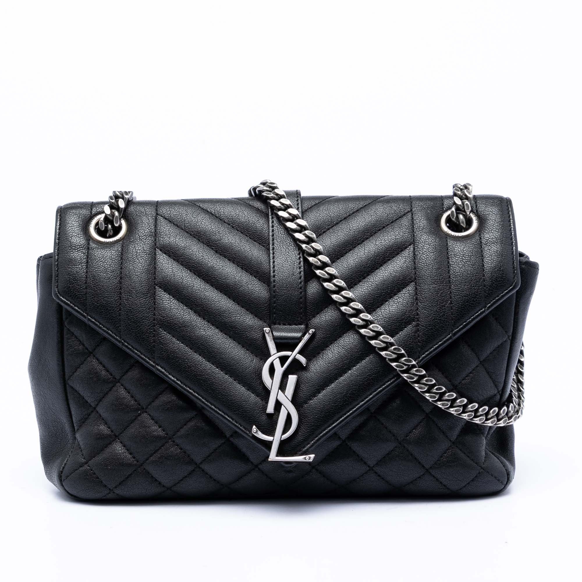 Portefeuille enveloppe leather handbag