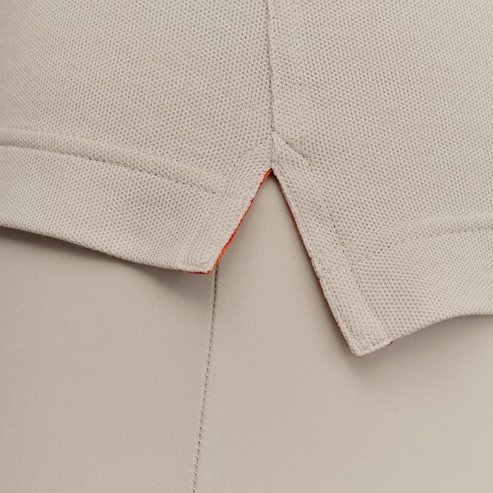 Gris Carrière Double Jeu Technical Polo