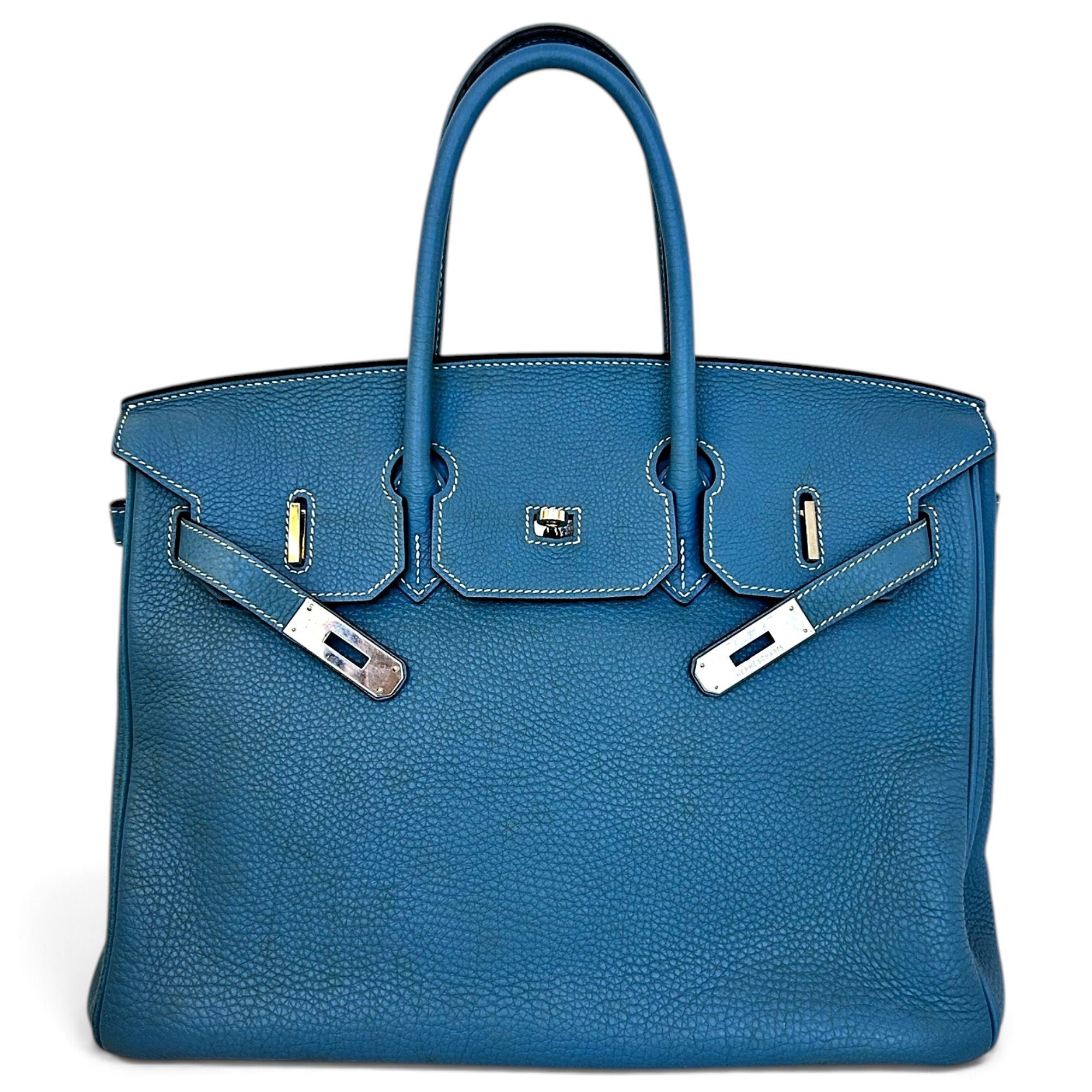 Birkin 35 leather handbag