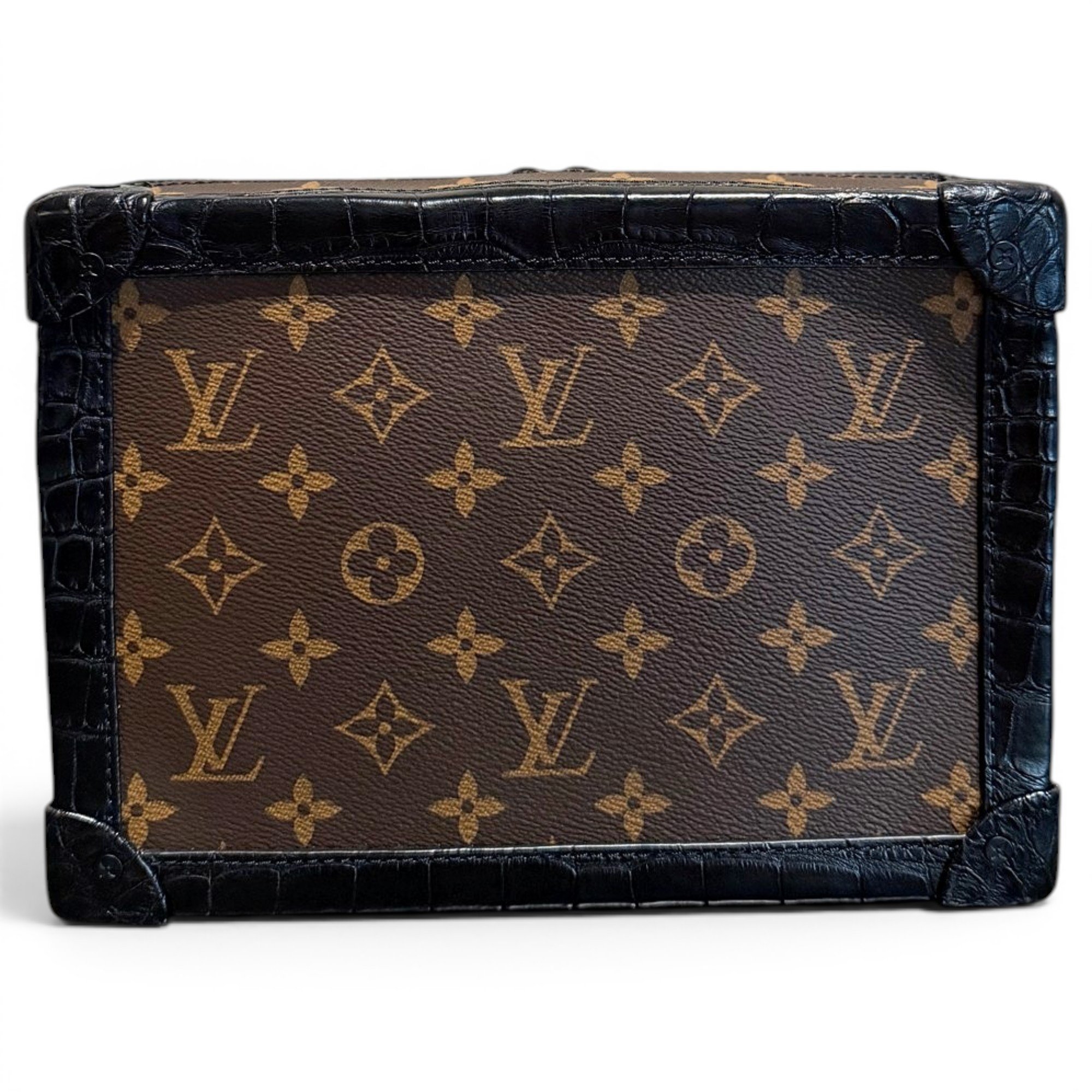 Louis Vuitton Petite Malle crocodile clutch bag