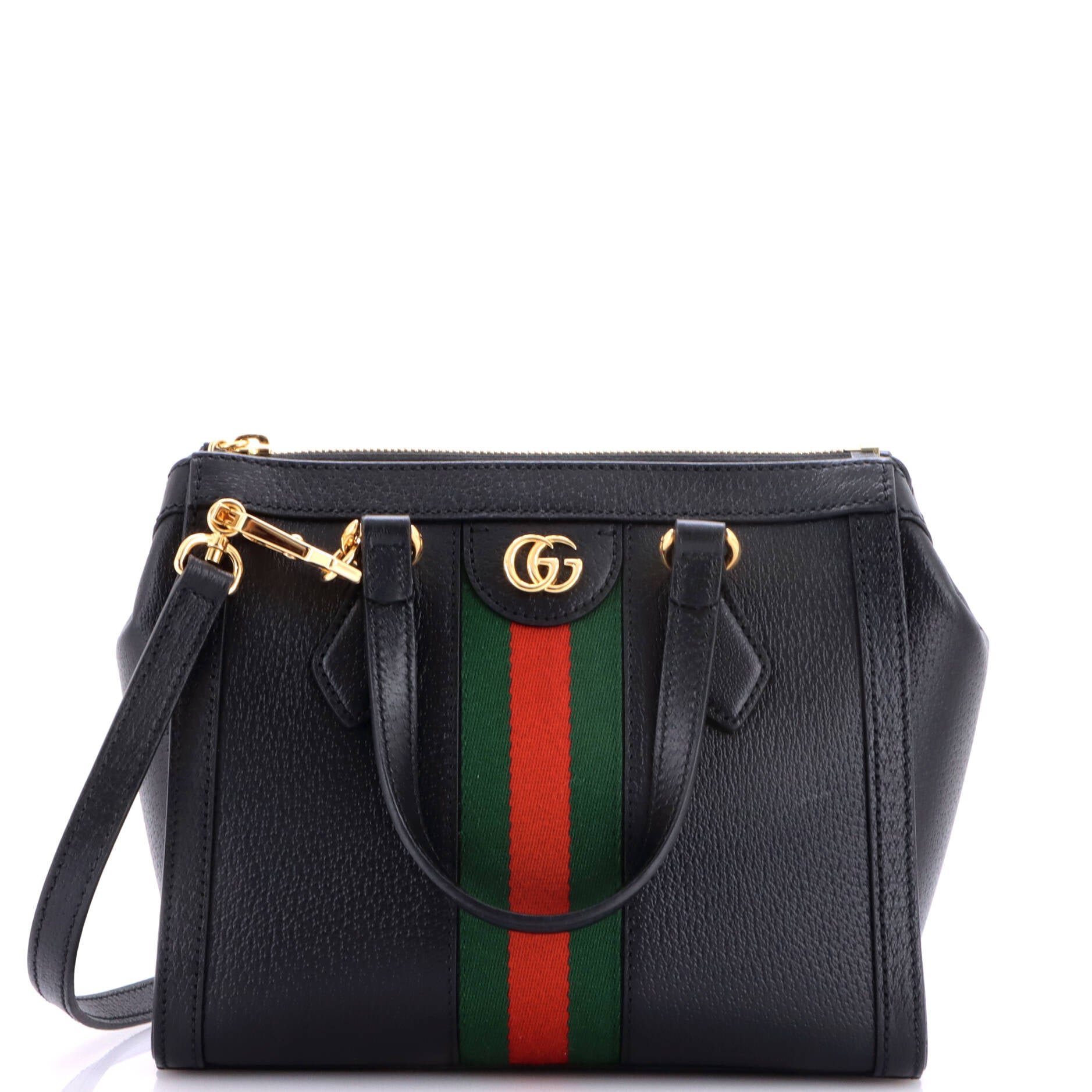 Ophidia Top Handle Tote Leather Small
