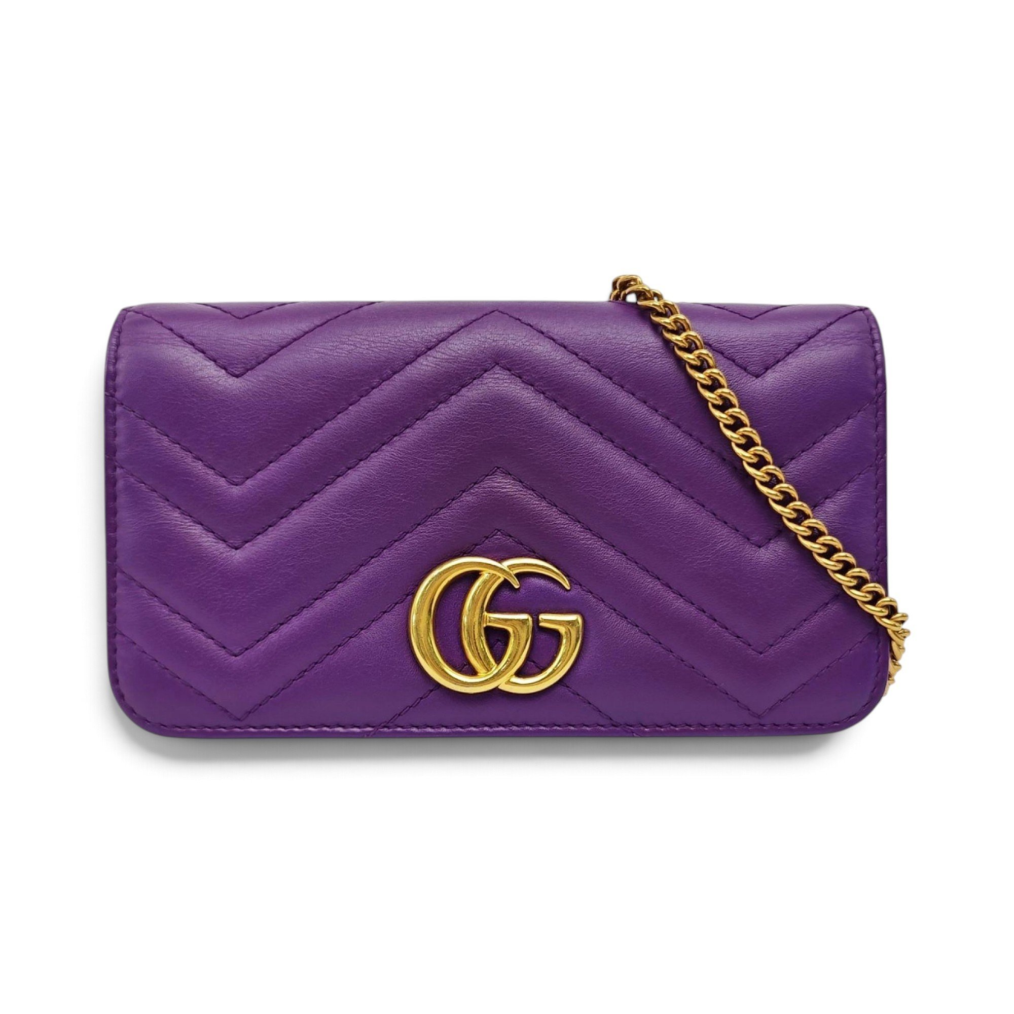 GG Marmont Chain Flap leather handbag