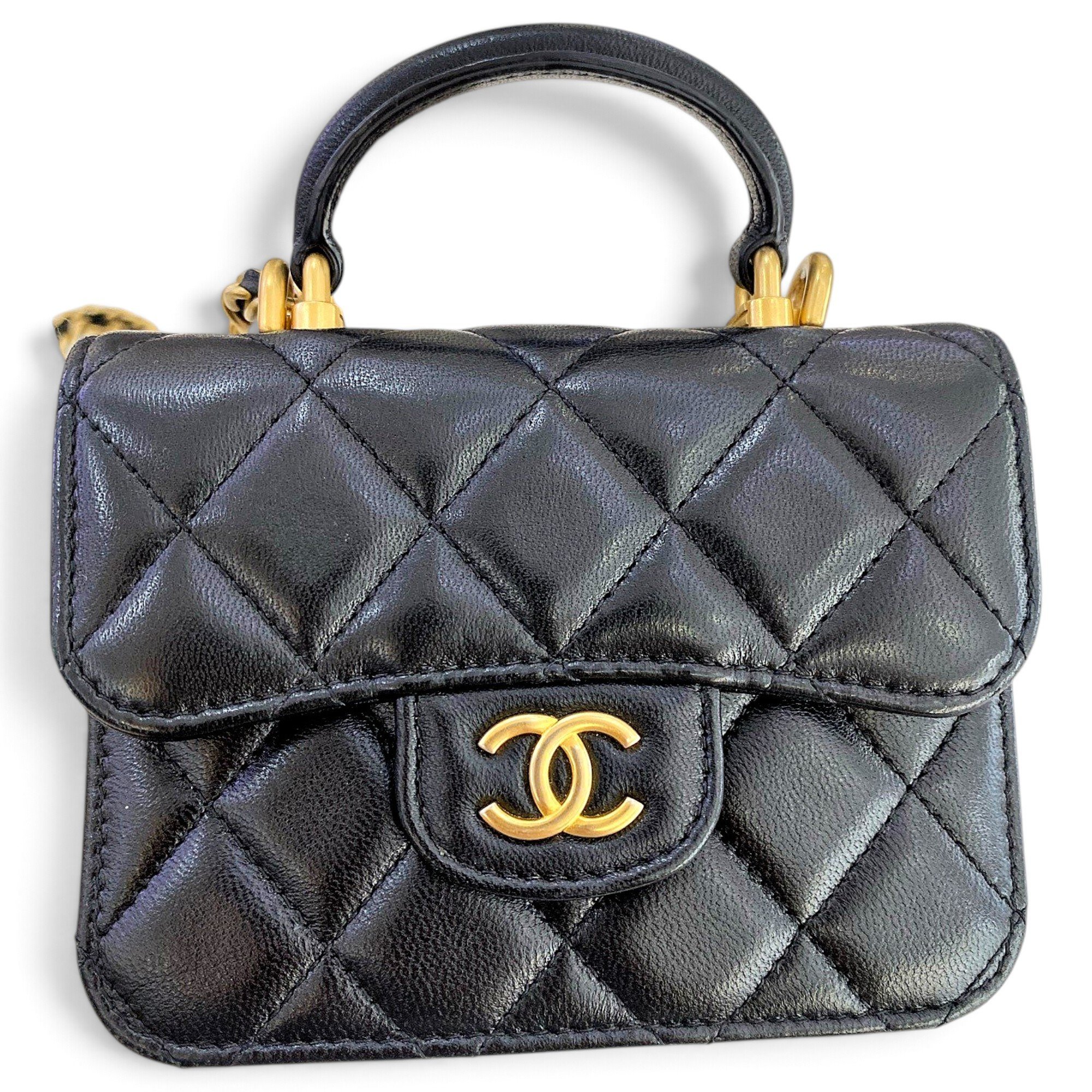 Timeless Classique Top Handle leather handbag