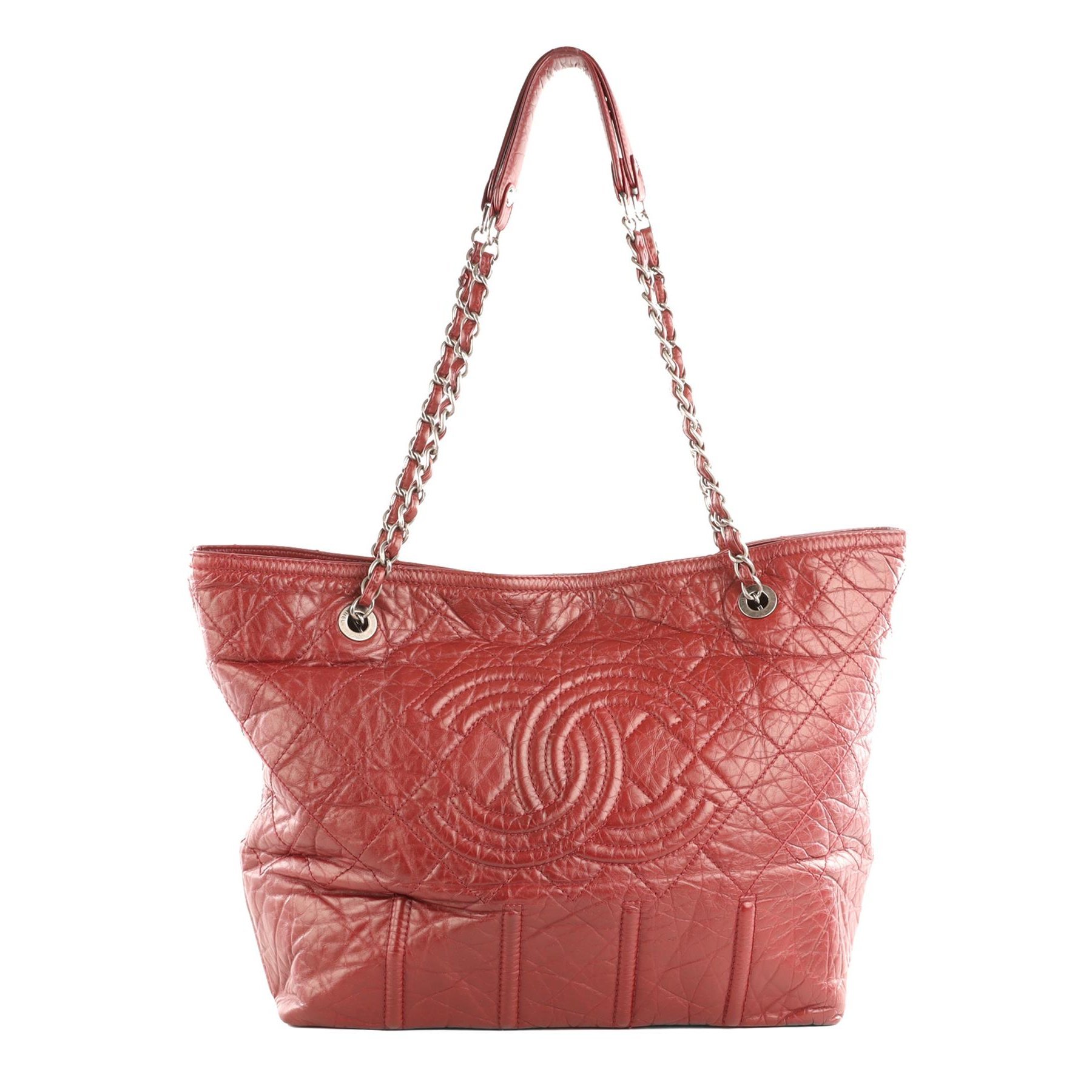Leather tote