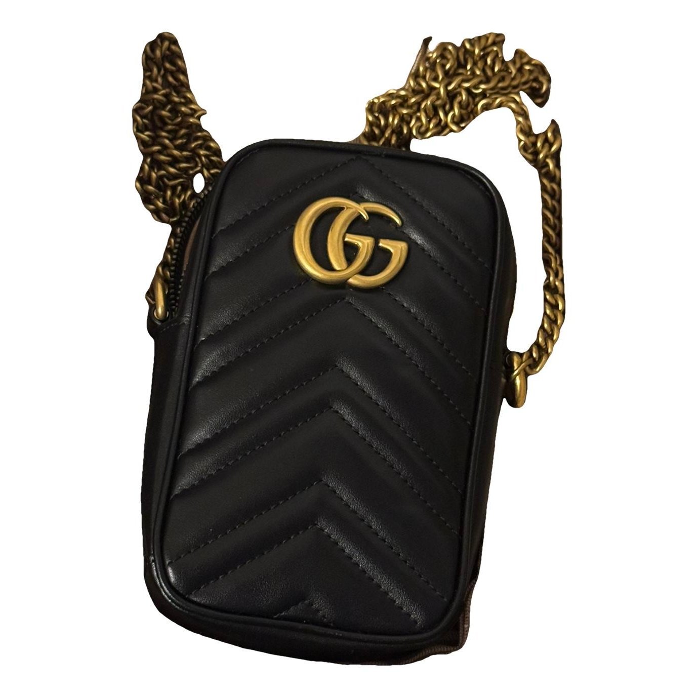GG Marmont Zip Messenger leather crossbody bag