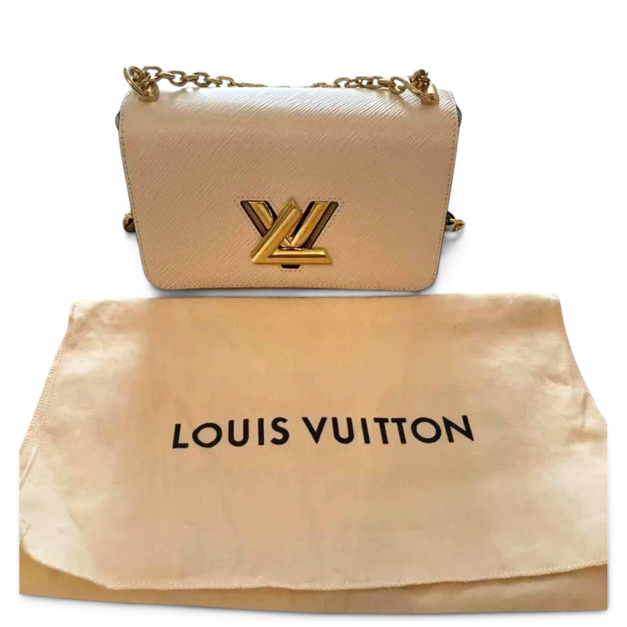 Twist leather handbag