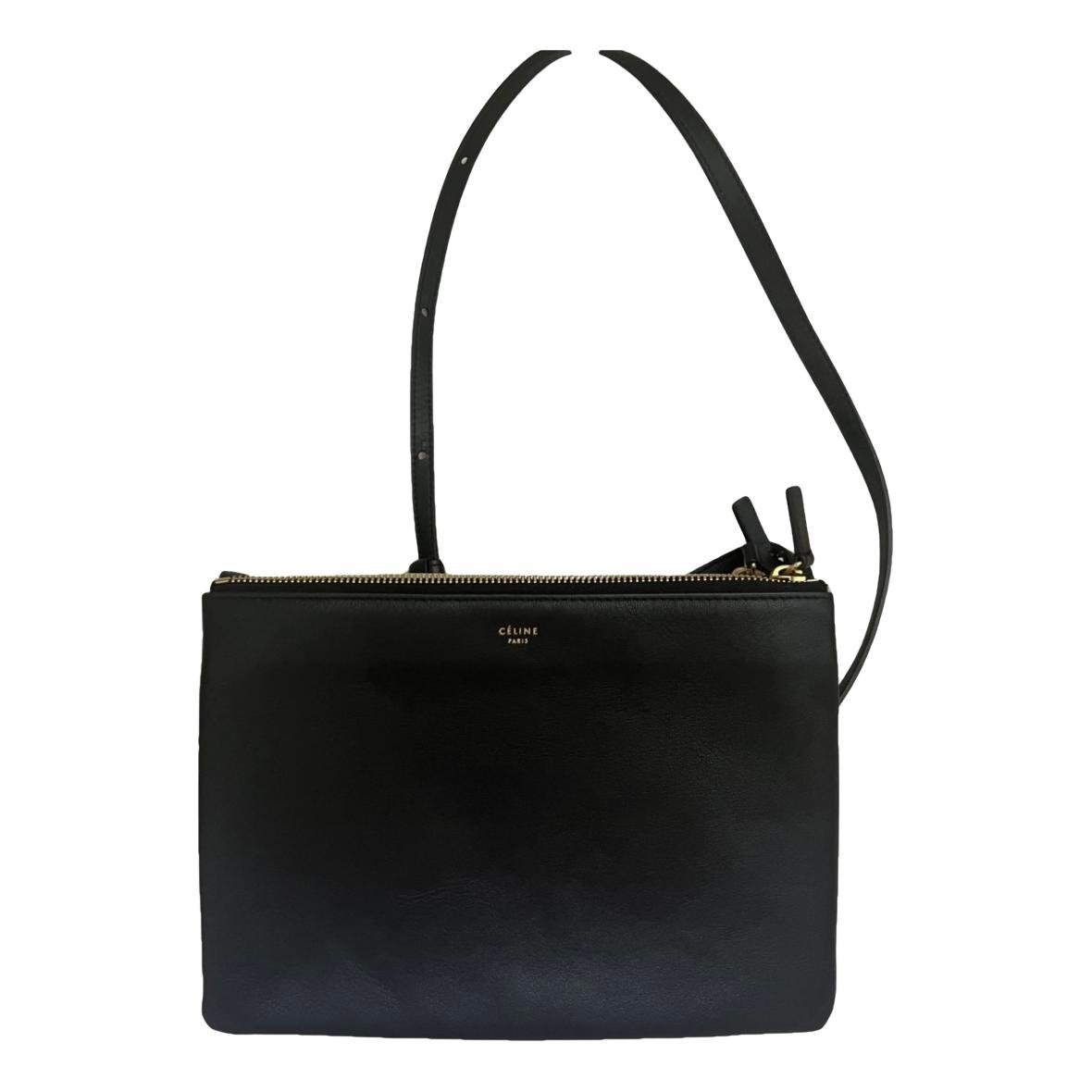 Trio leather crossbody bag
