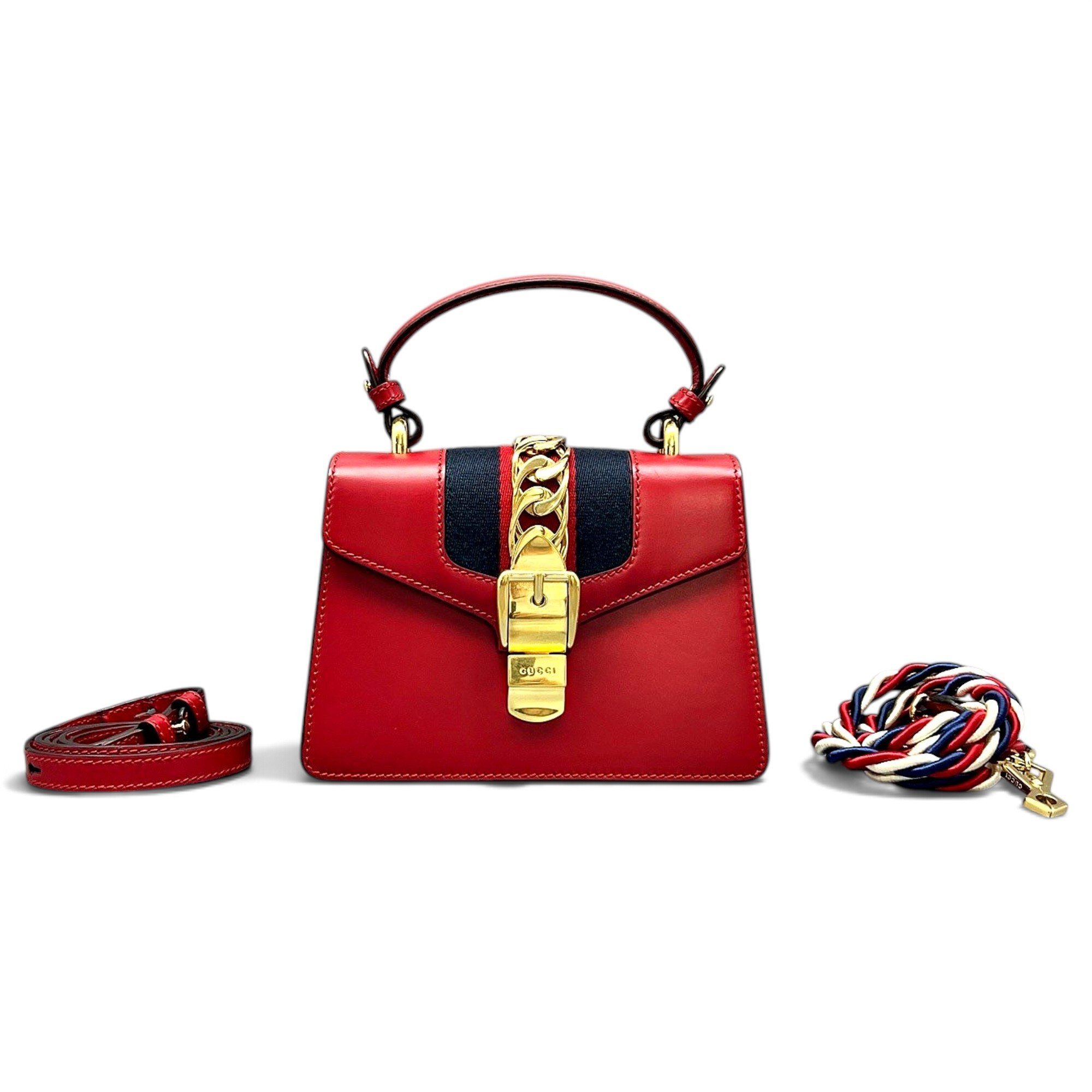 Sylvie Top Handle leather handbag