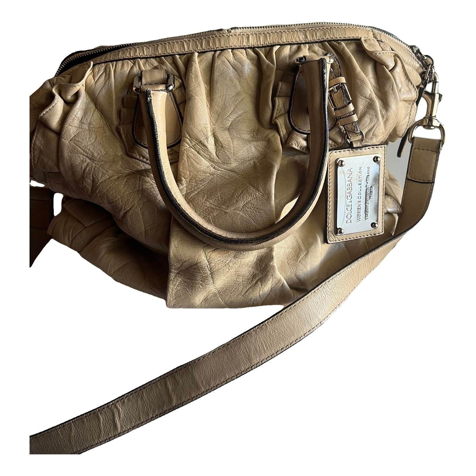 Leather handbag