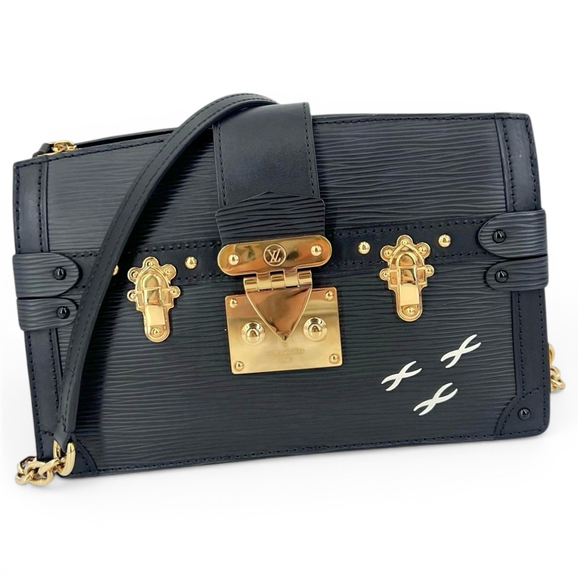 Pochette Trunk leather crossbody bag