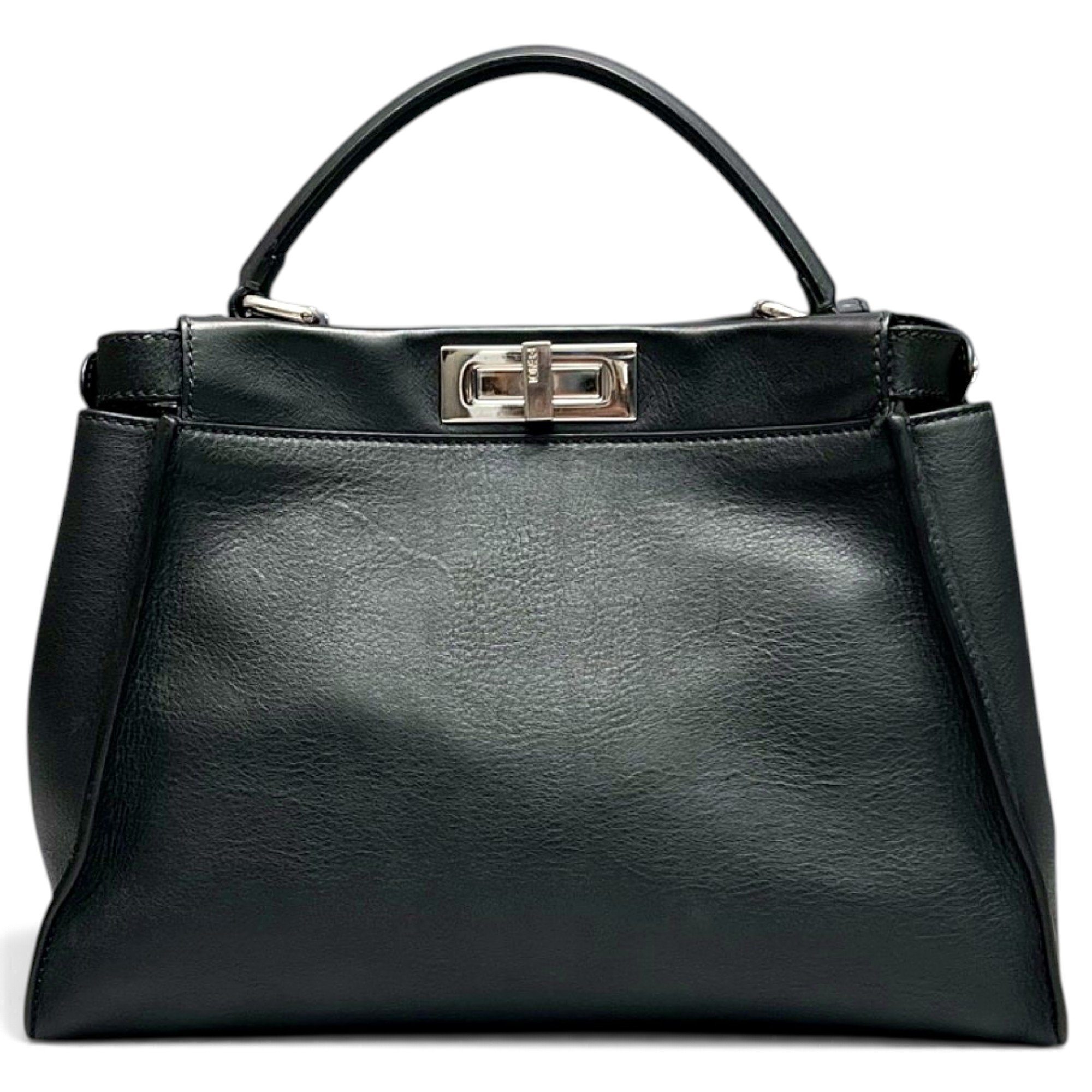 Peekaboo leather handbag