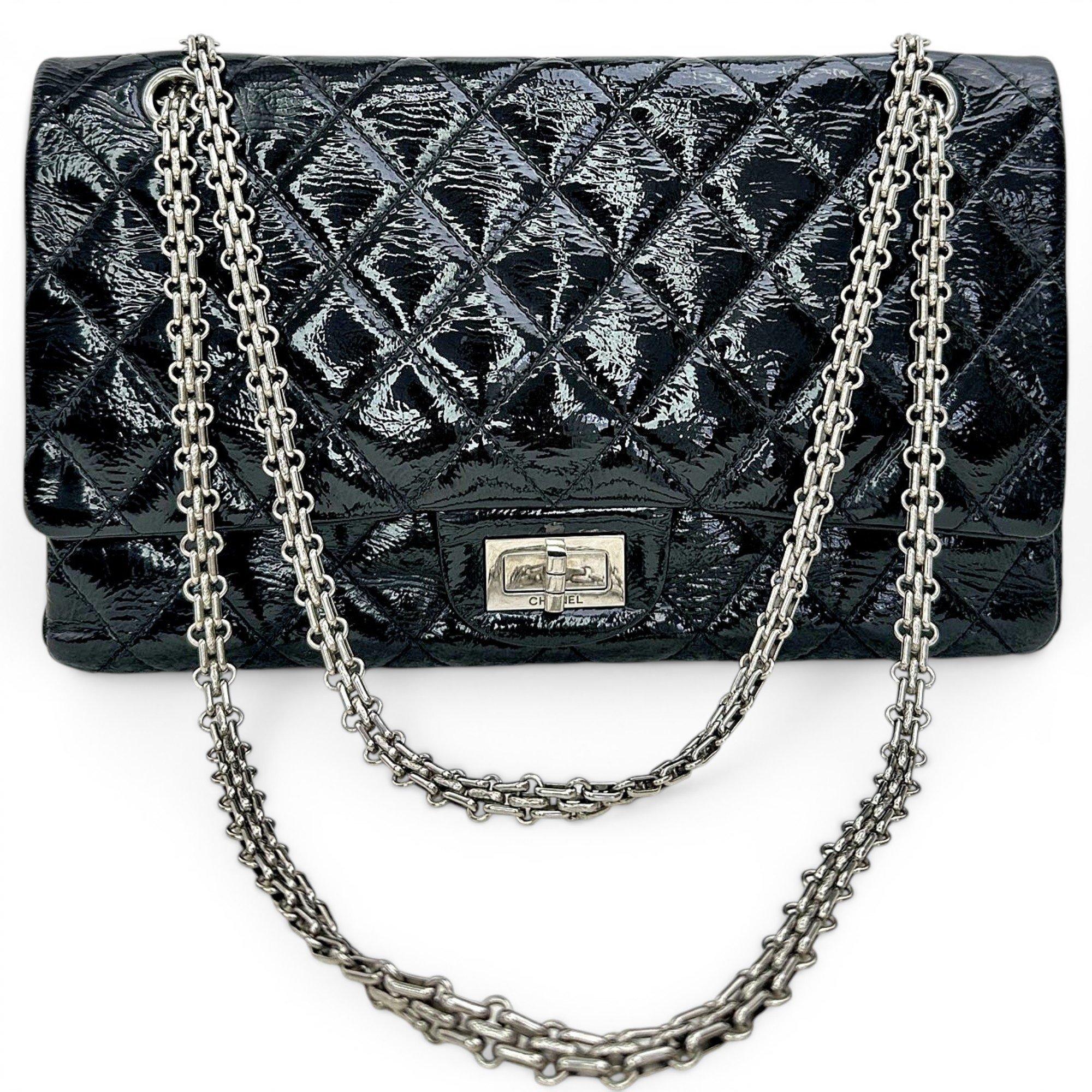 2.55 patent leather crossbody bag