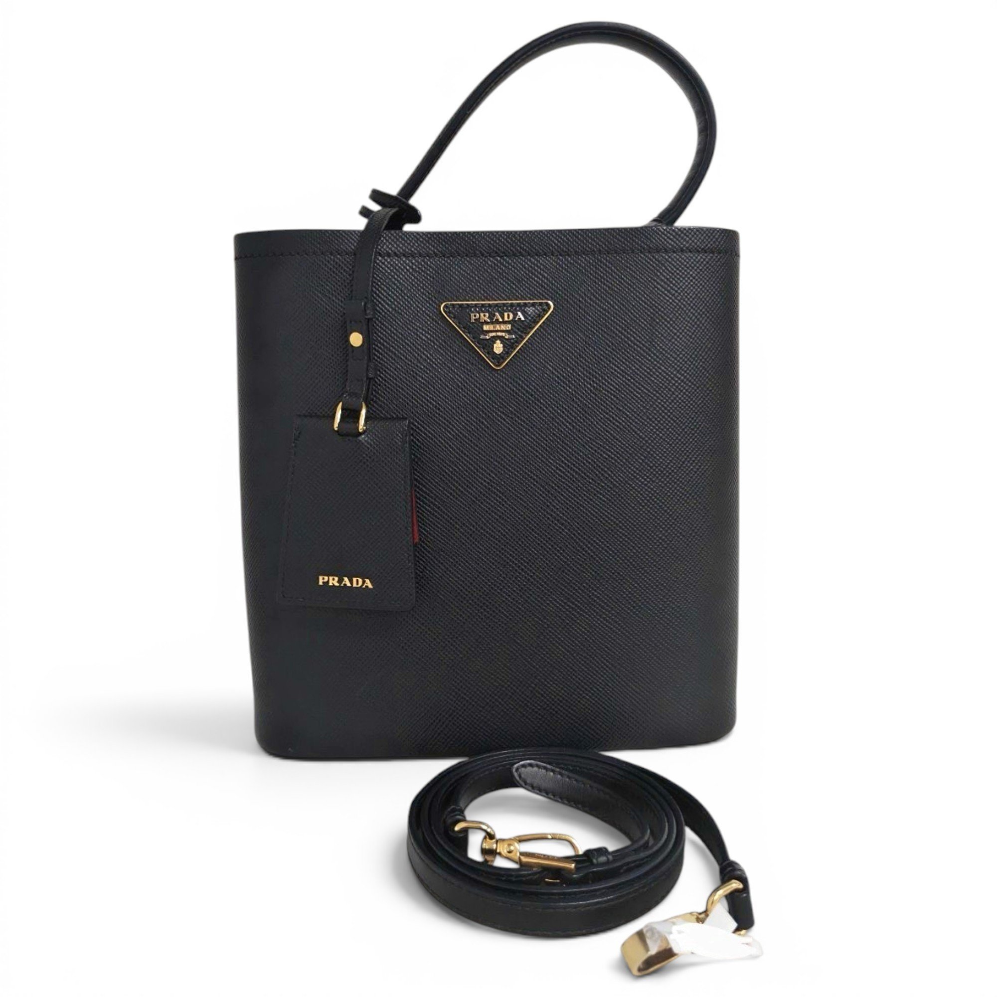 Panier leather handbag