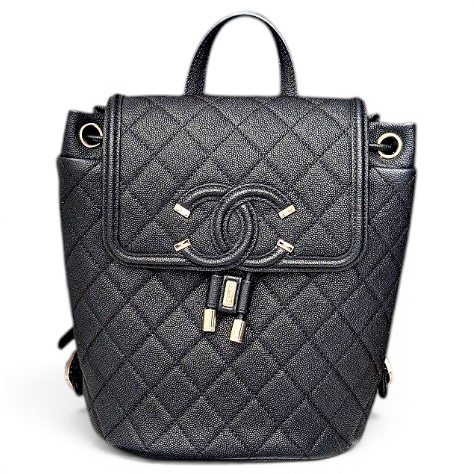 Leather backpack