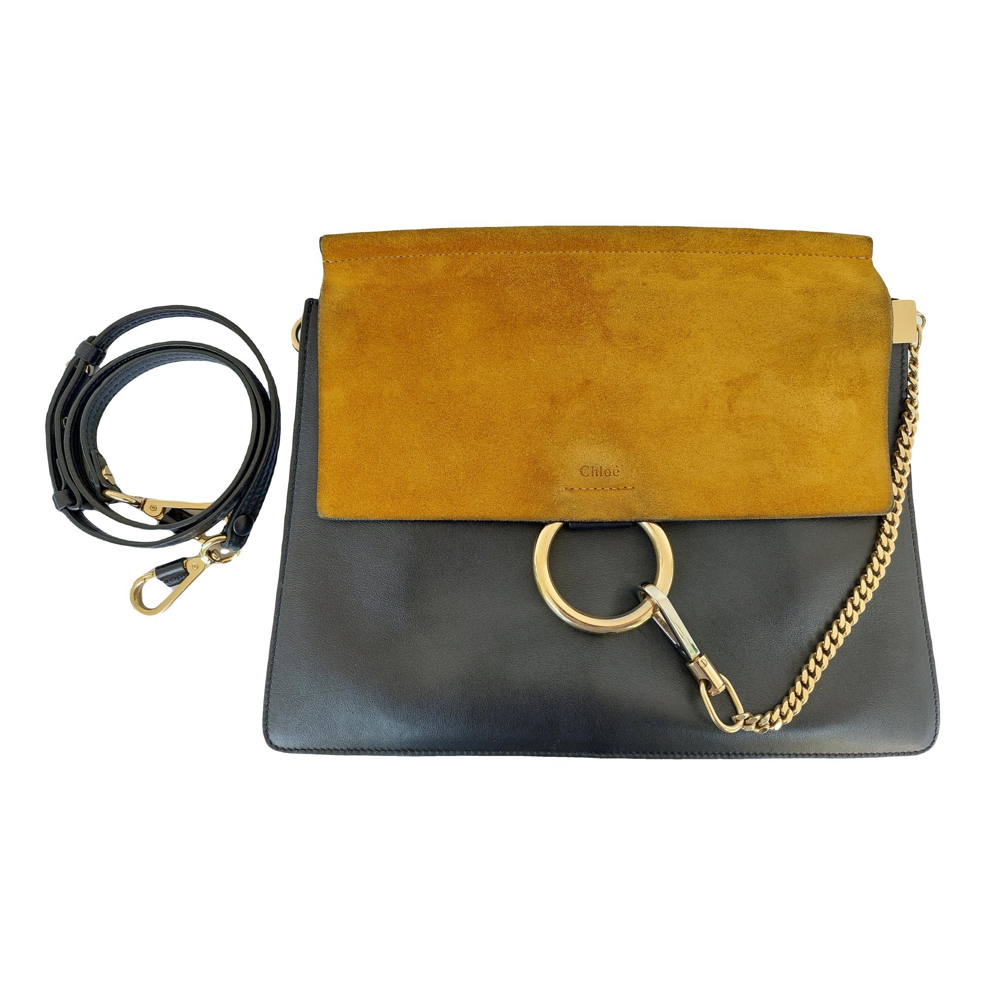 Faye leather handbag