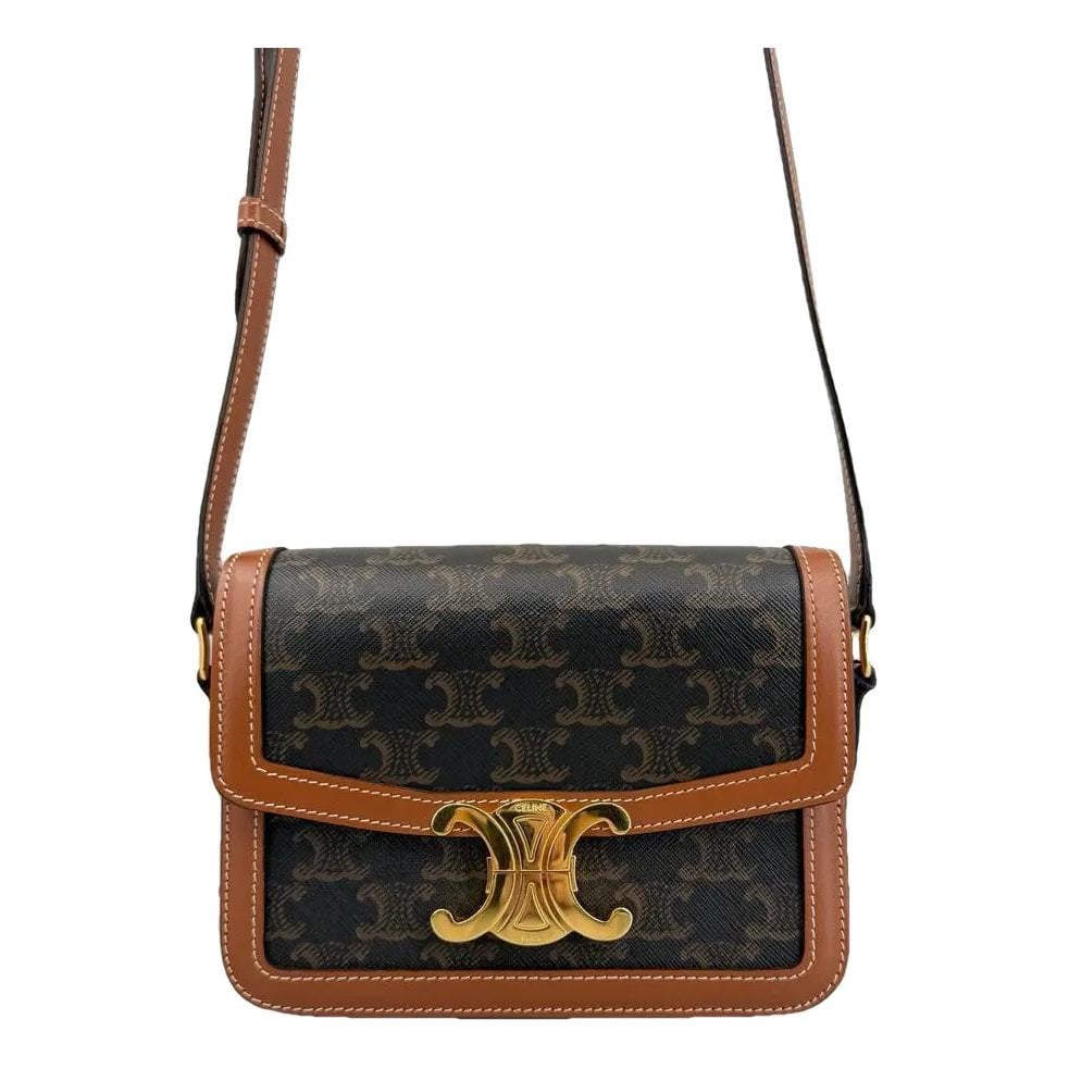 Triomphe leather handbag