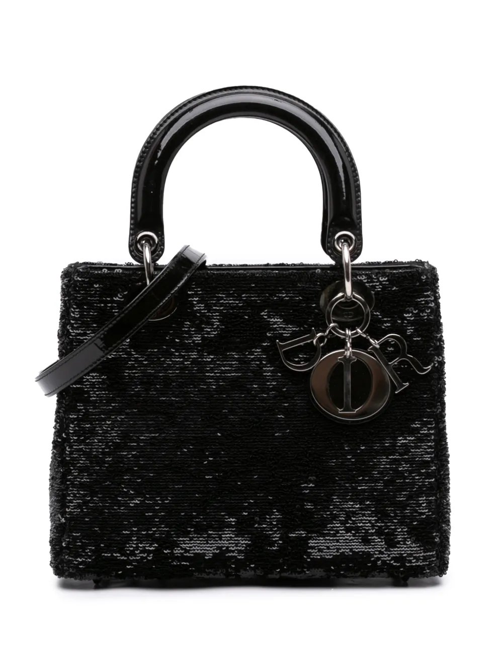 Dior 2013 Medium Sequins Lady Dior satchel
