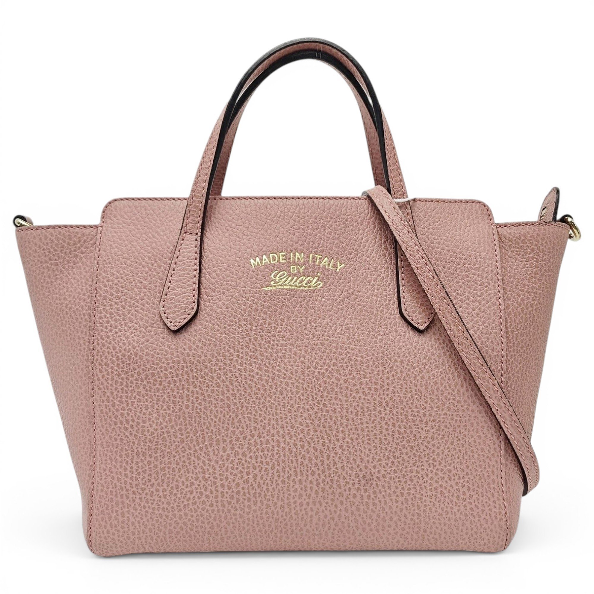 Swing leather handbag