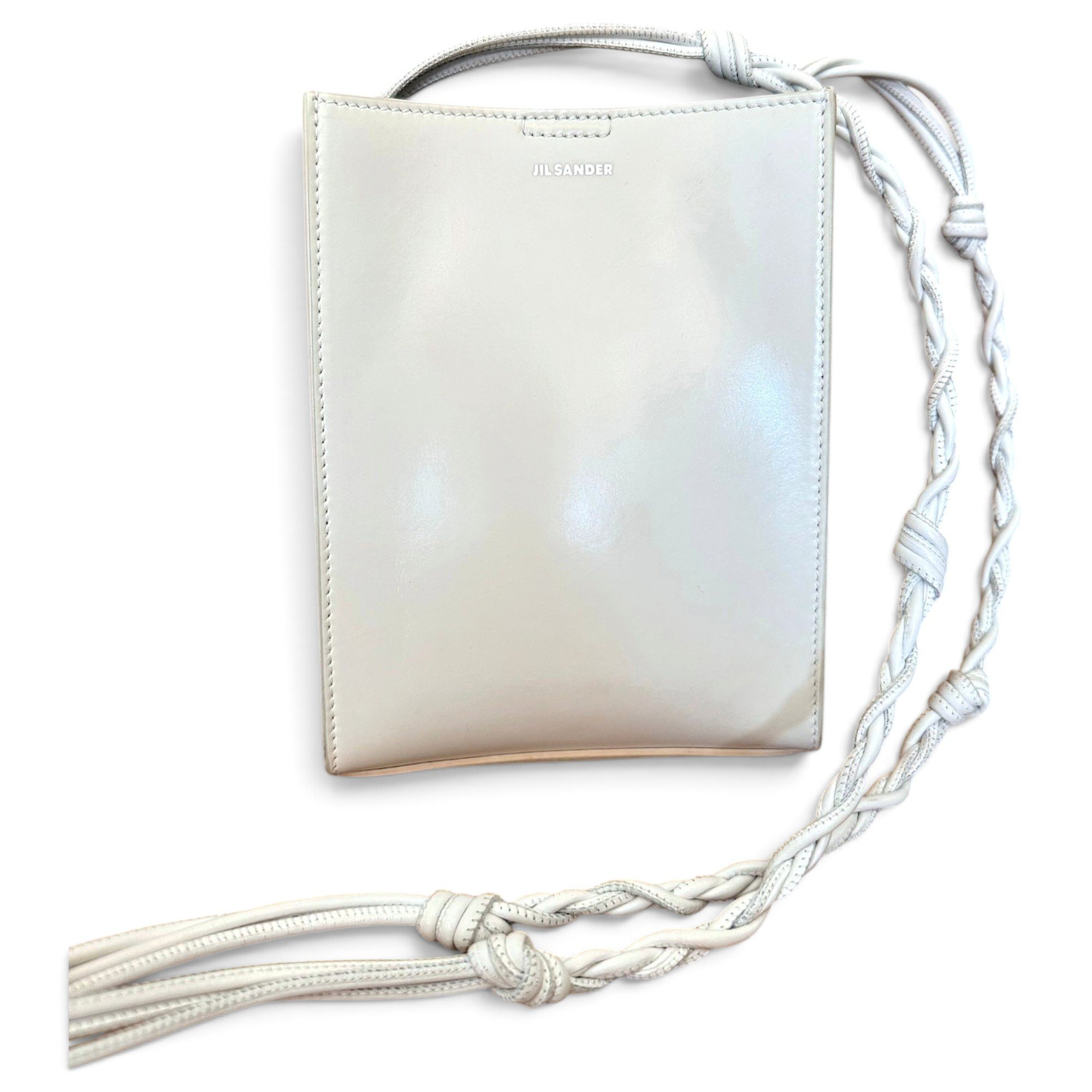Tangle leather crossbody bag