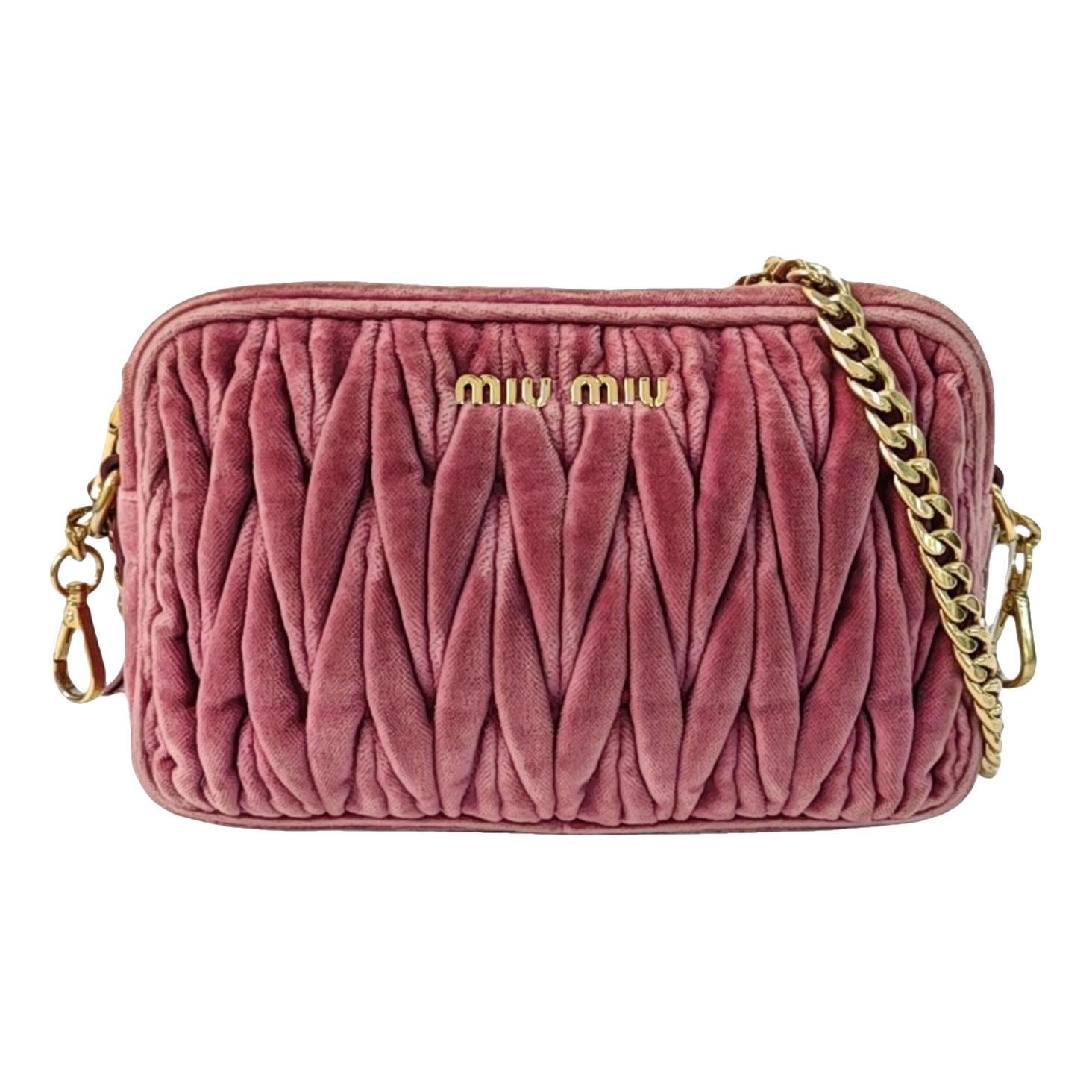 Velvet handbag