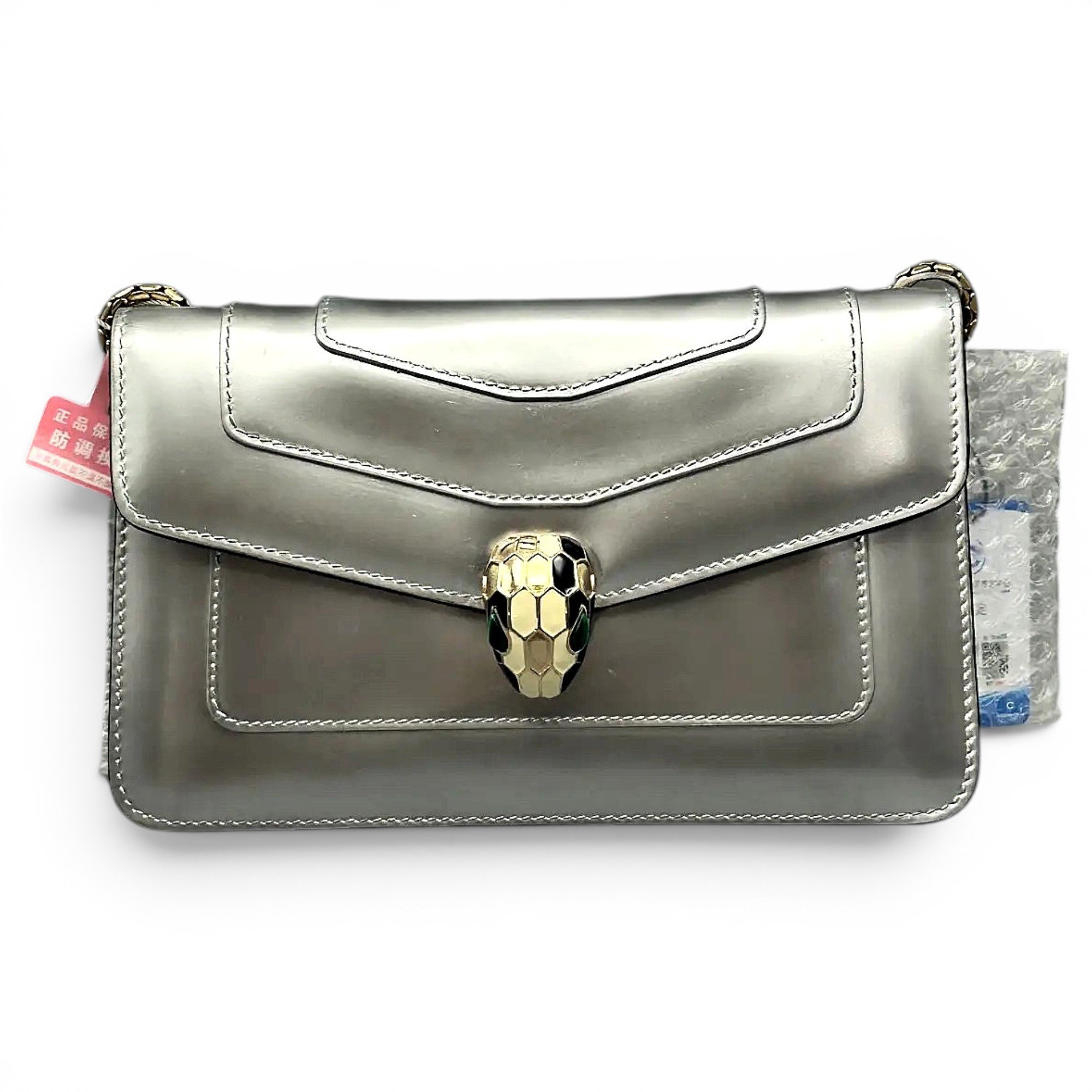 Serpenti leather crossbody bag