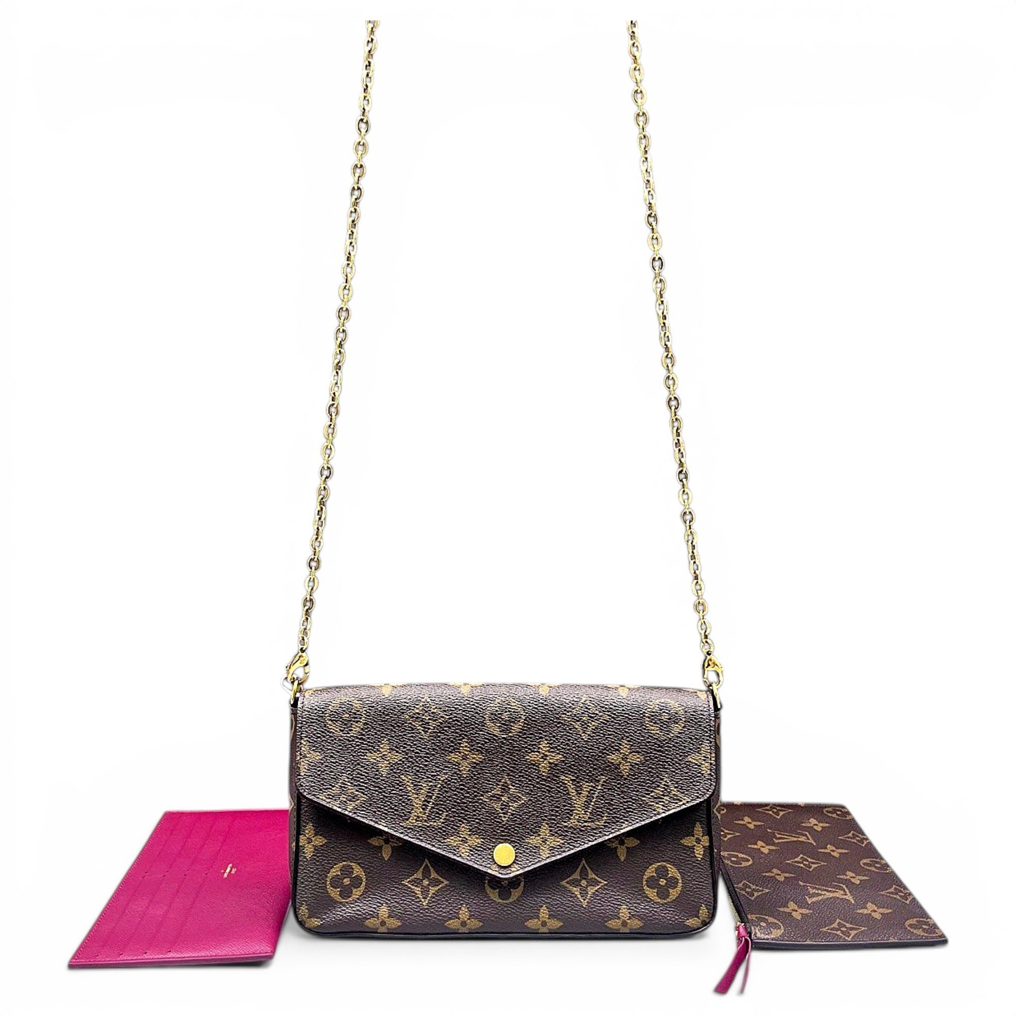 Félicie leather crossbody bag