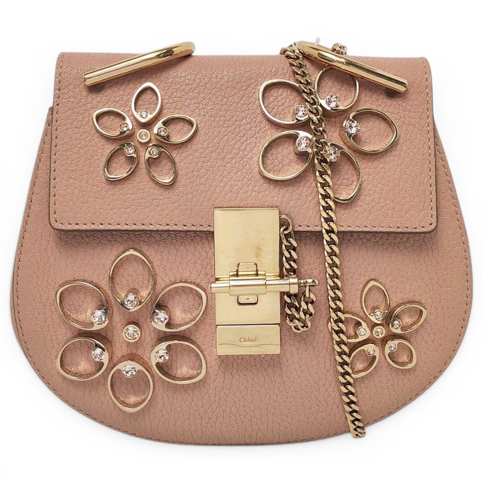 Drew leather crossbody bag