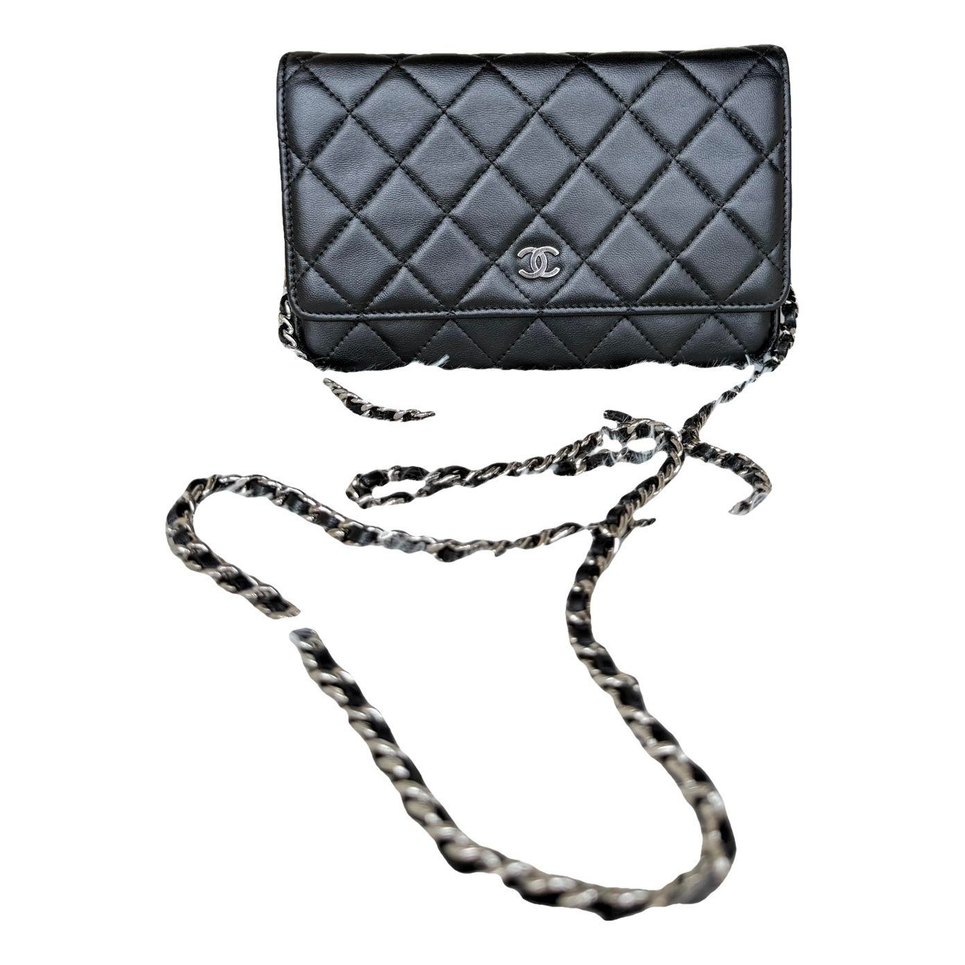 Wallet On Chain Timeless/Classique leather crossbody bag