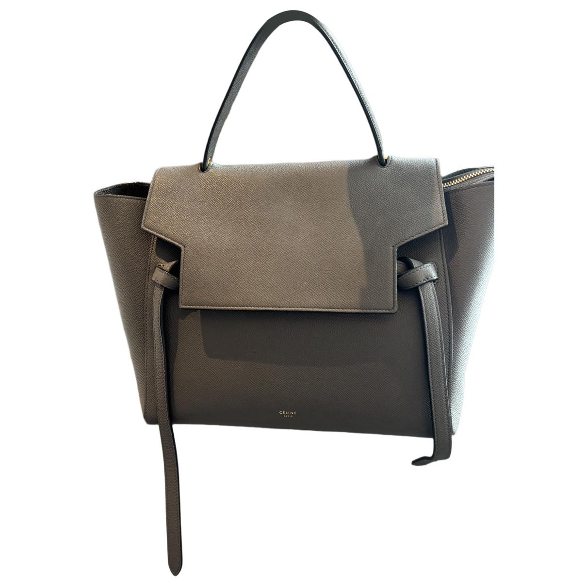 Belt leather handbag
